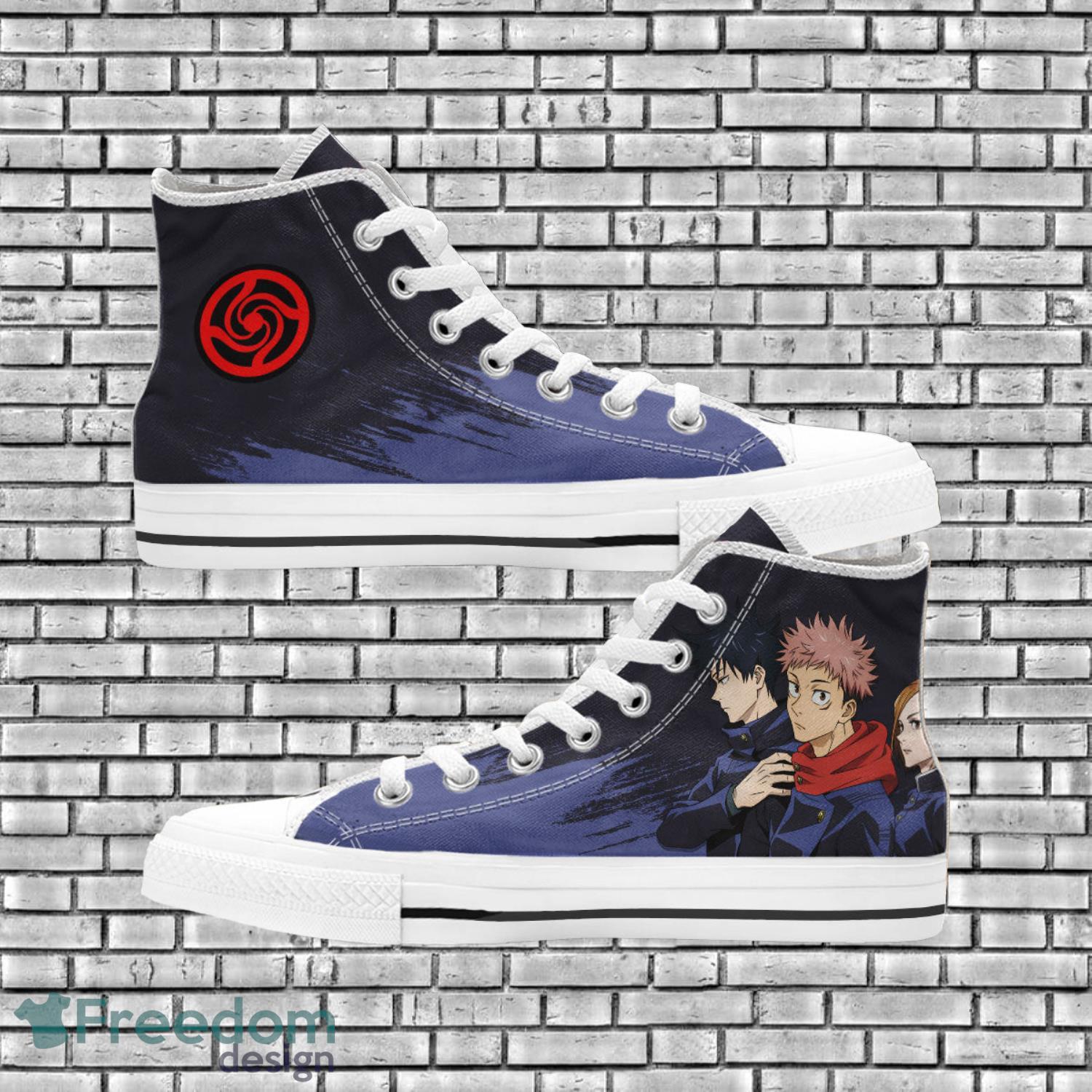 Jujutsu Kaisen Anime Fans Team High Top Shoes Product Photo 1