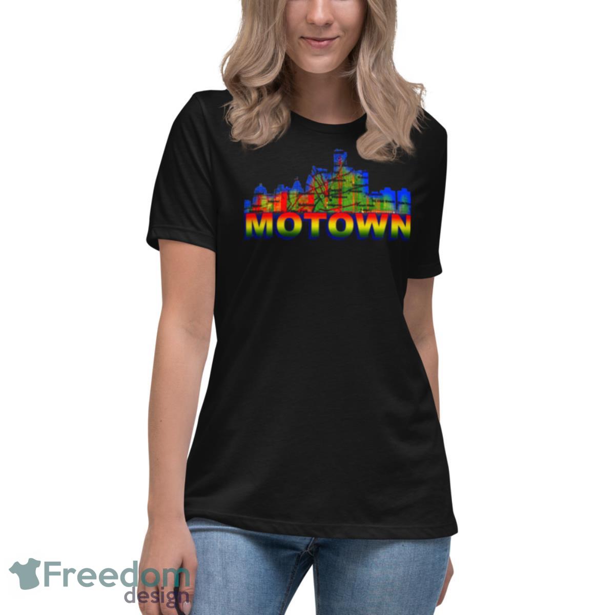 Motown shirt - Womens Relaxed Short Sleeve Jersey Tee Motown shirt - Womens Relaxed Short Sleeve Jersey Tee