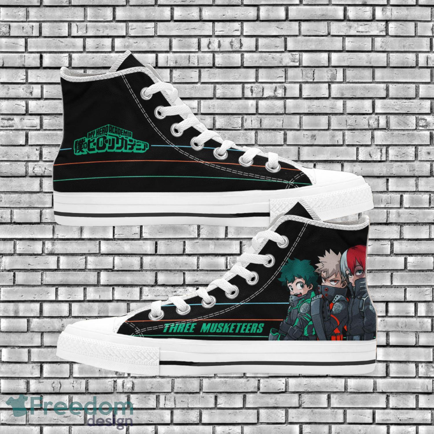 My Hero Academia Anime Fans Three Musketeers High Top Shoes Product Photo 1