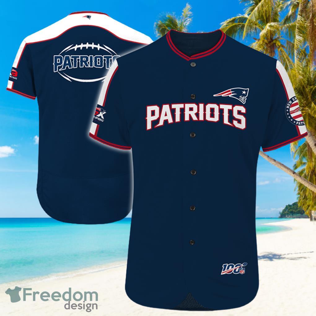 New England Patriots NFL National Football League Dark Shirt Hawaiian Summer Beach Shirt Full Print Product Photo 1