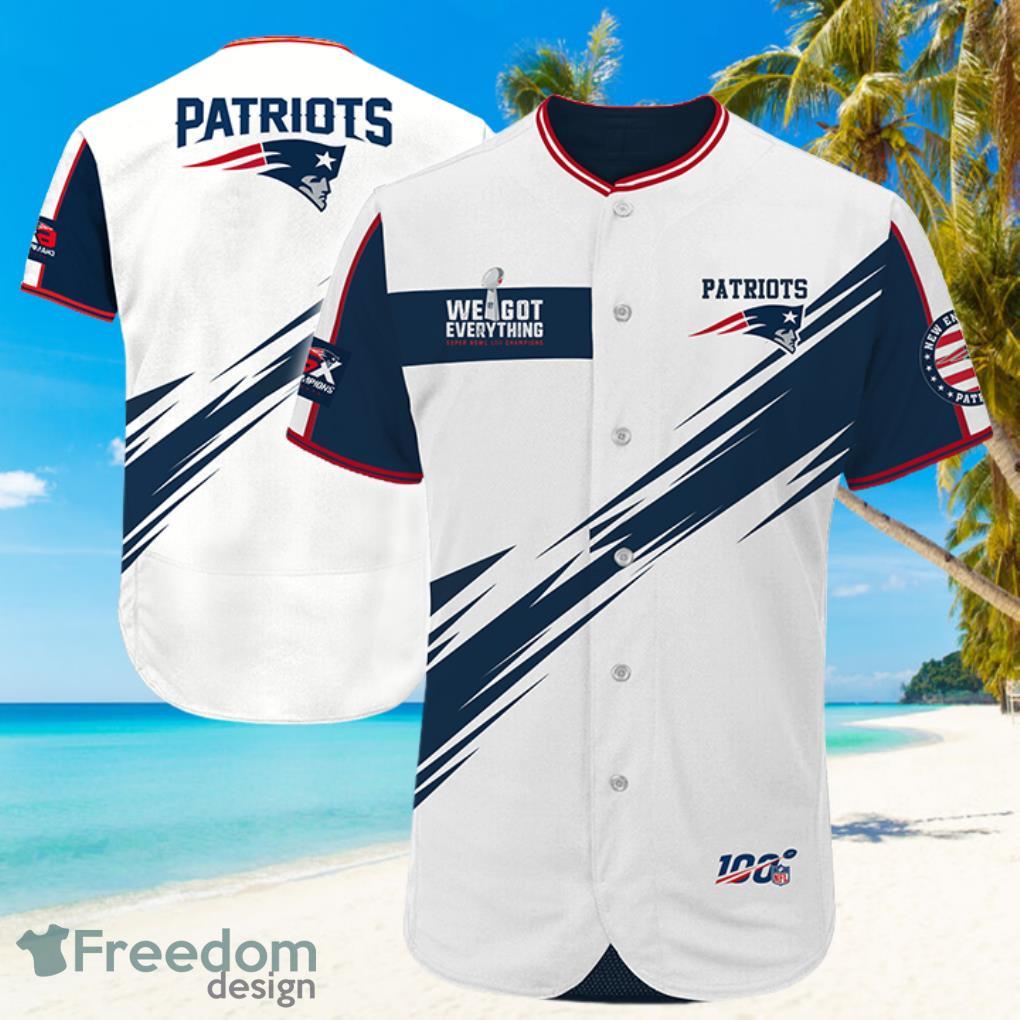 New England Patriots NFL National Football League Hawaiian Summer Beach Shirt Full Print Product Photo 1