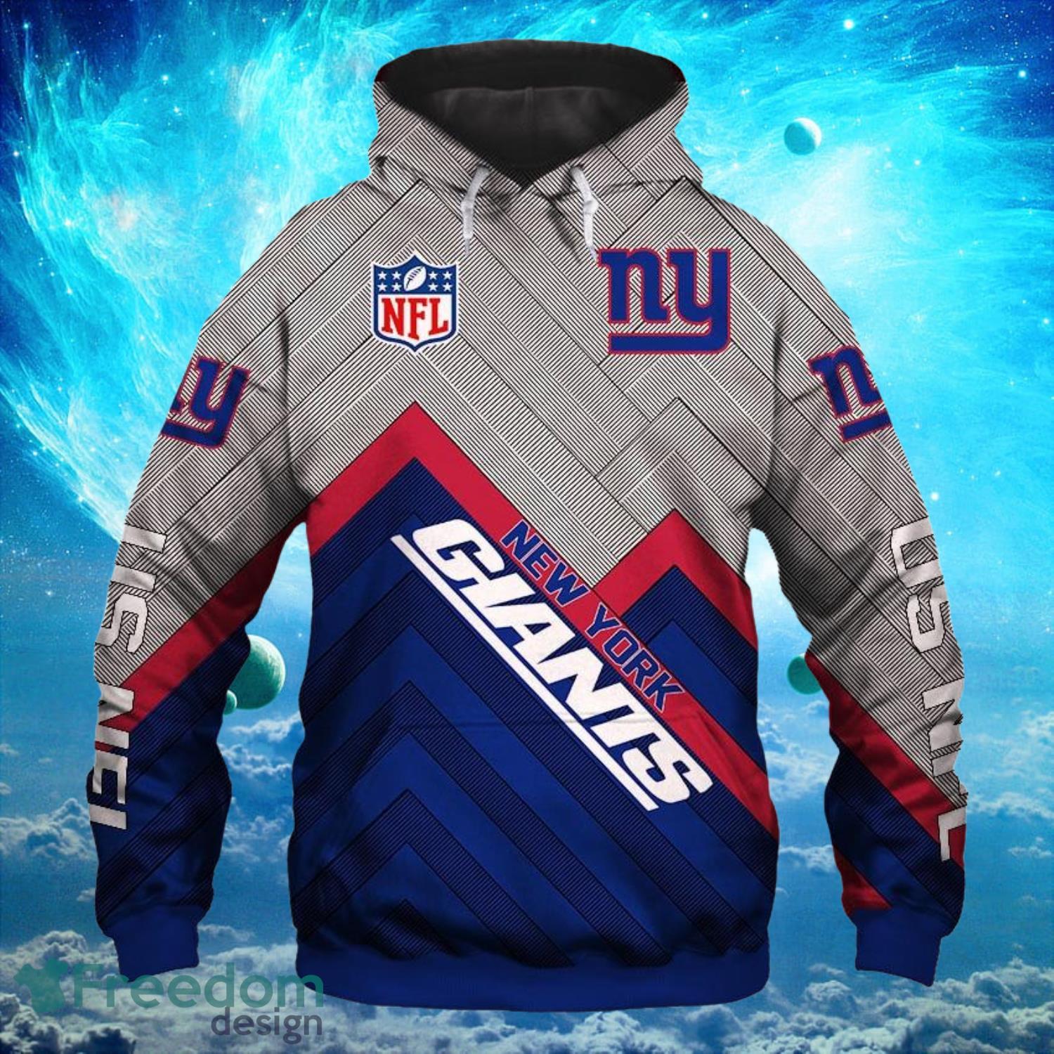 New York Giants Logo NFL Hoodies Full Over Print Product Photo 1