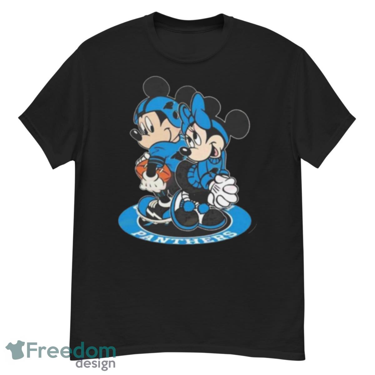 NFL Carolina Panthers Mickey Mouse And Minnie Mouse Shirt - G500 Men’s Classic T-Shirt