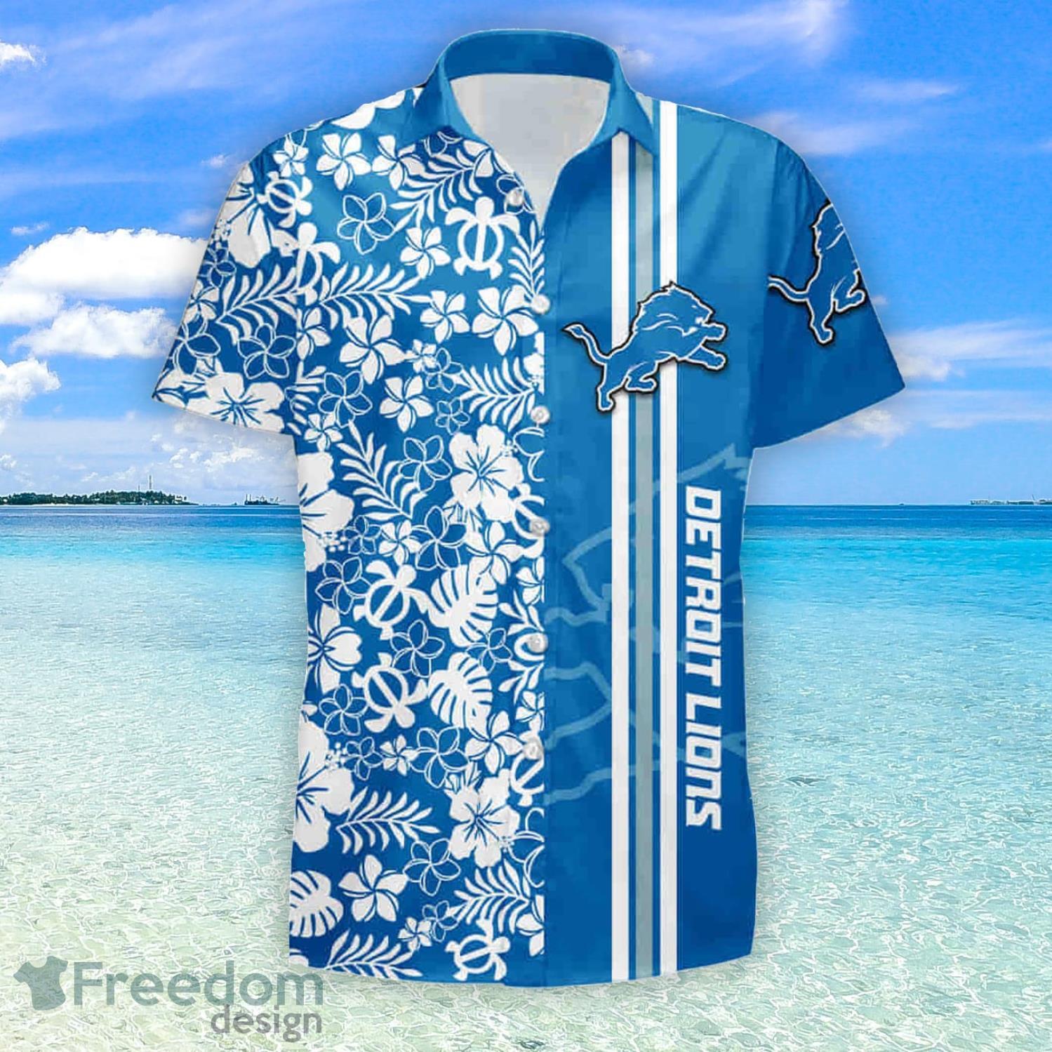 NFL Detroit Lions Grateful Dead Hawaiian Shirt