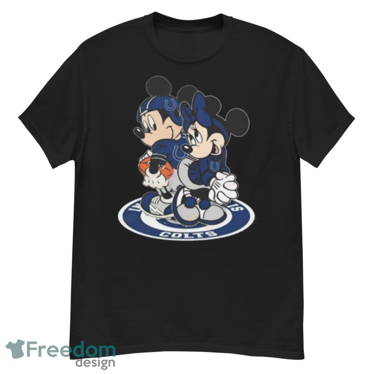 NFL Indianapolis Colts Mickey Mouse And Minnie Mouse Shirt - G500 Men’s Classic T-Shirt