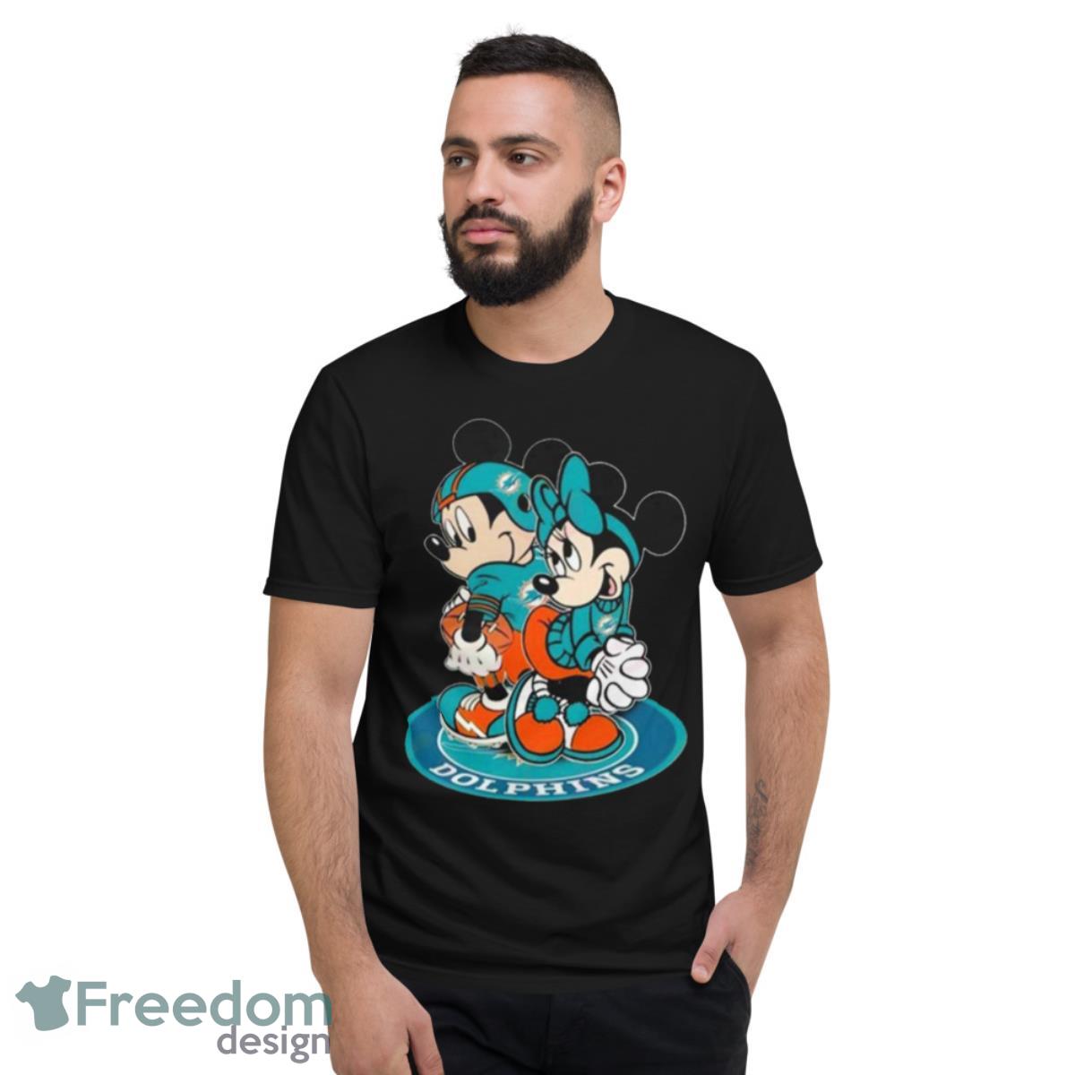 Miami Dolphins Mickey Mouse Disney Nfl Shirt Cotton Shirt funny