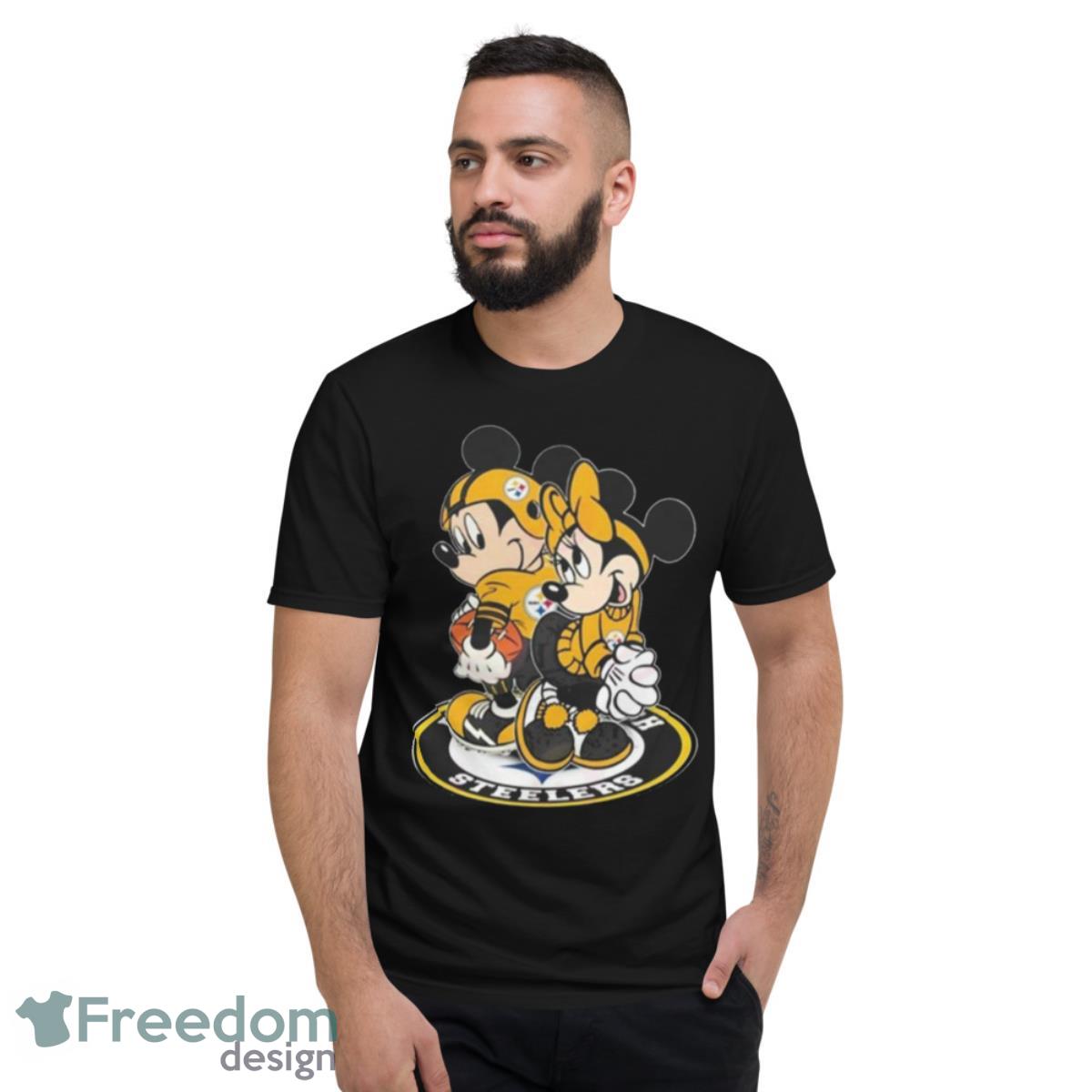 NFL Pittsburgh Steelers Mickey Mouse And Minnie Mouse Shirt - Freedomdesign