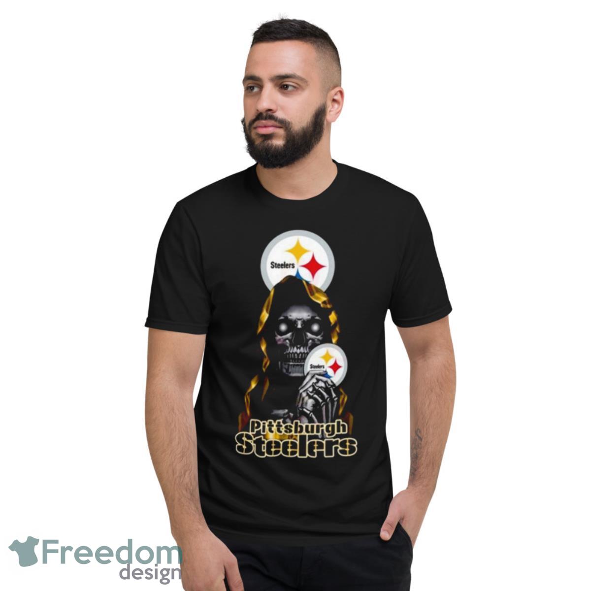 NFL Pittsburgh Steelers Skull Shirt - Short Sleeve T-Shirt