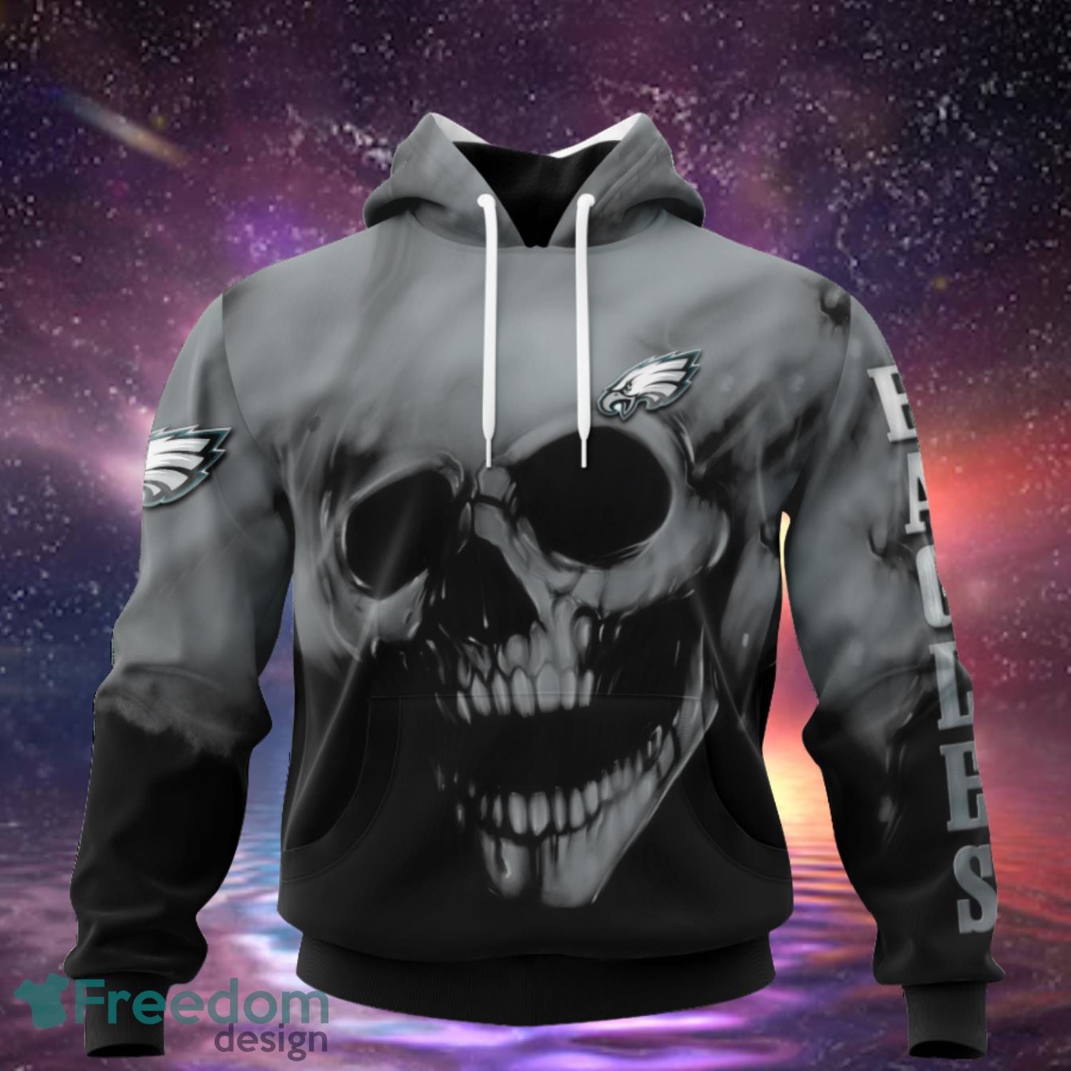 Philadelphia Eagles Camo Zip Up Hoodies Full Over Print - Freedomdesign