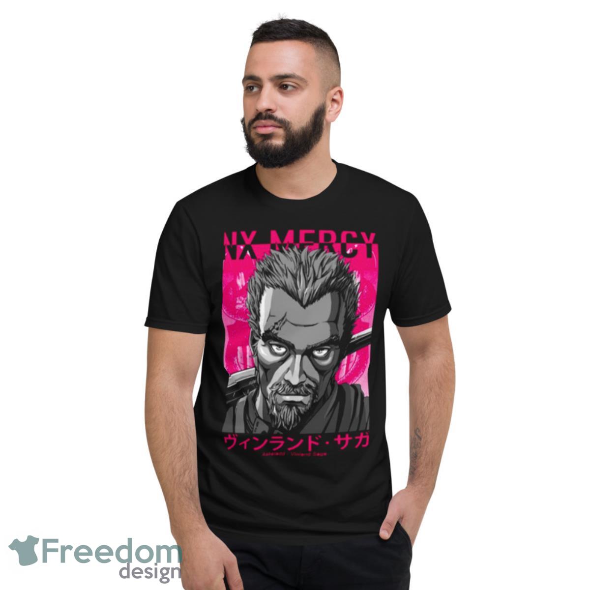 Pink Graphic Vinland Saga Askeladd shirt - Short Sleeve T-Shirt