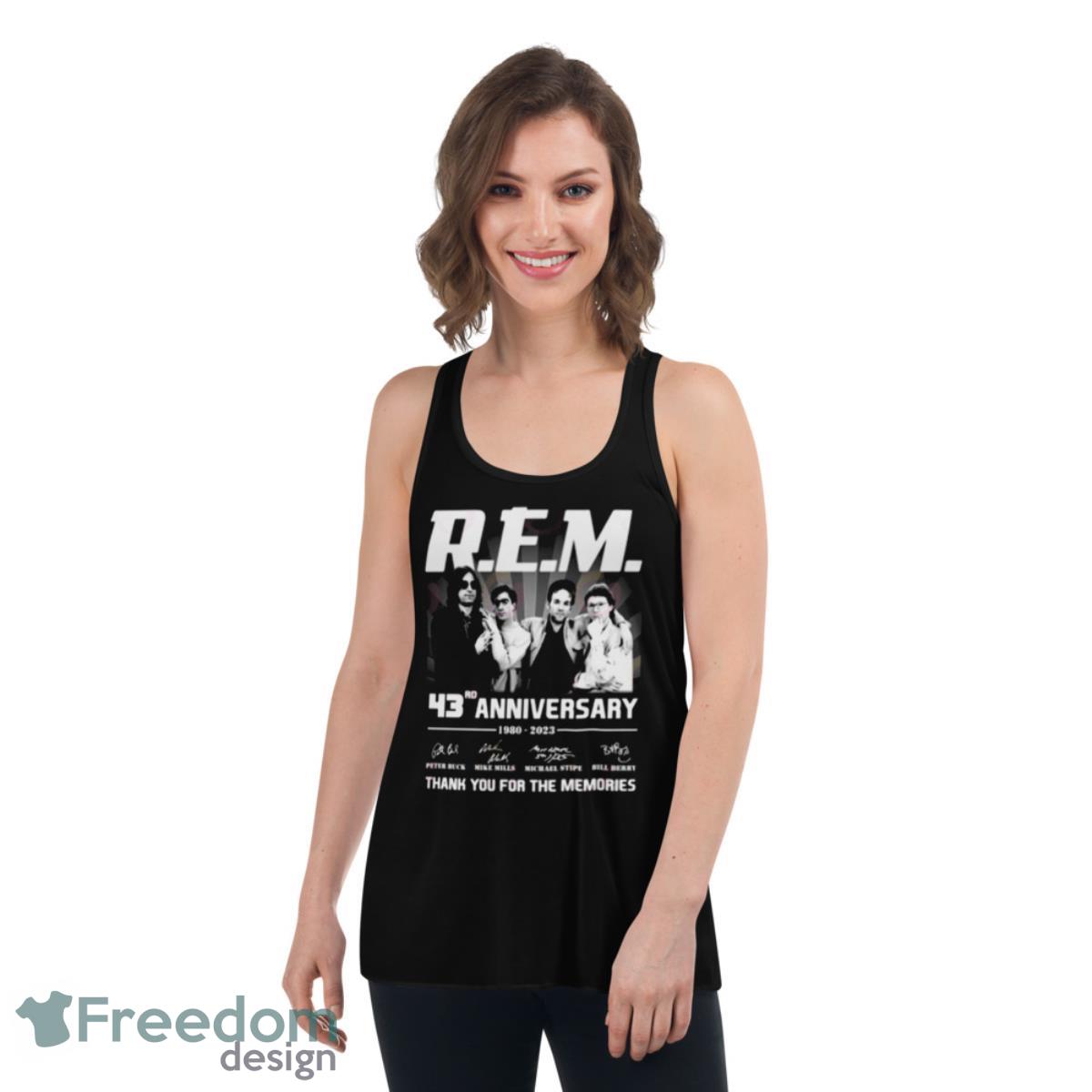 R.E.M. 1 BK 43rd Anniversary 1980 – 2023 Thank You For The Memories Signatures Shirt