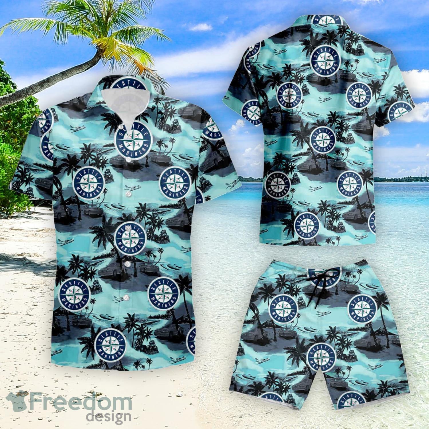 Seattle Mariners Hawaii Summer Hawaiian Shirt And Short - Freedomdesign