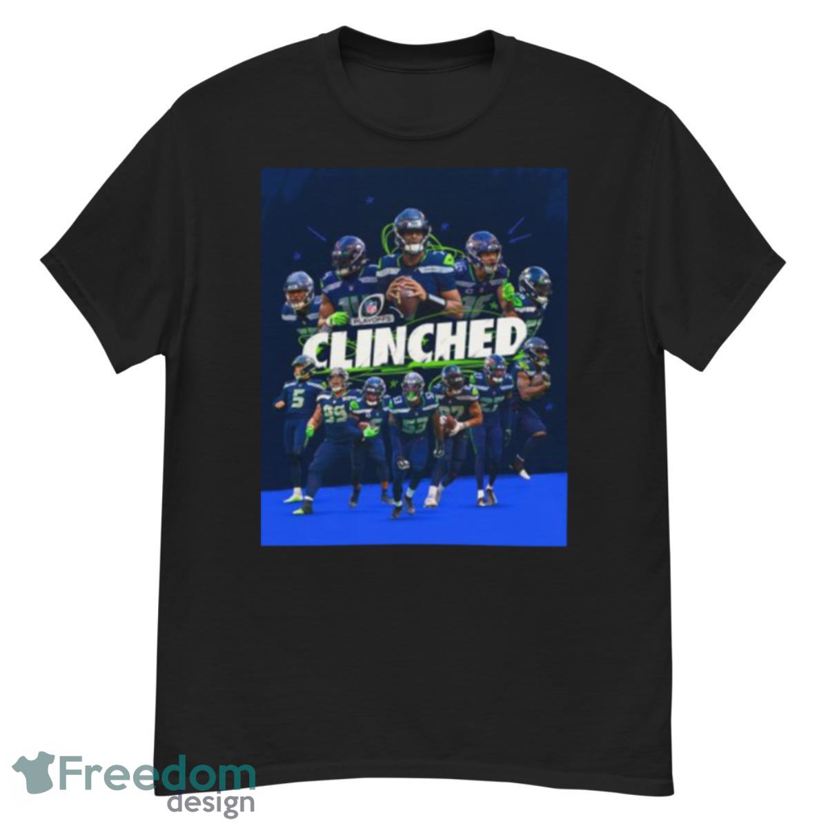 Seattle seahawks Playoffs NFL Clinched 2023 shirt - G500 Men’s Classic T-Shirt