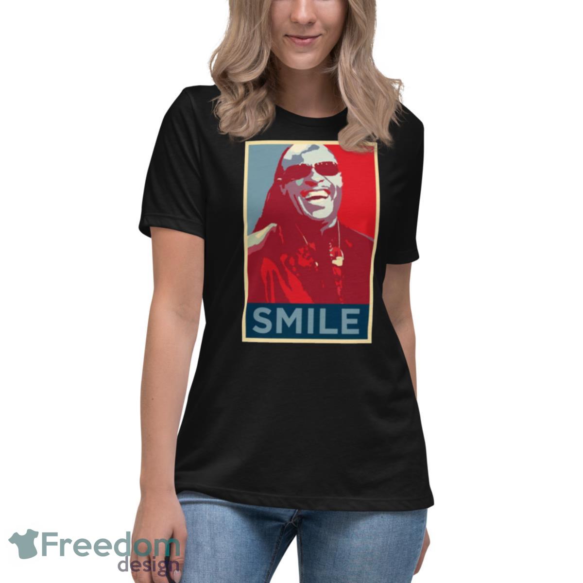 Smile Stevie Wonder Hope Art Shirt
