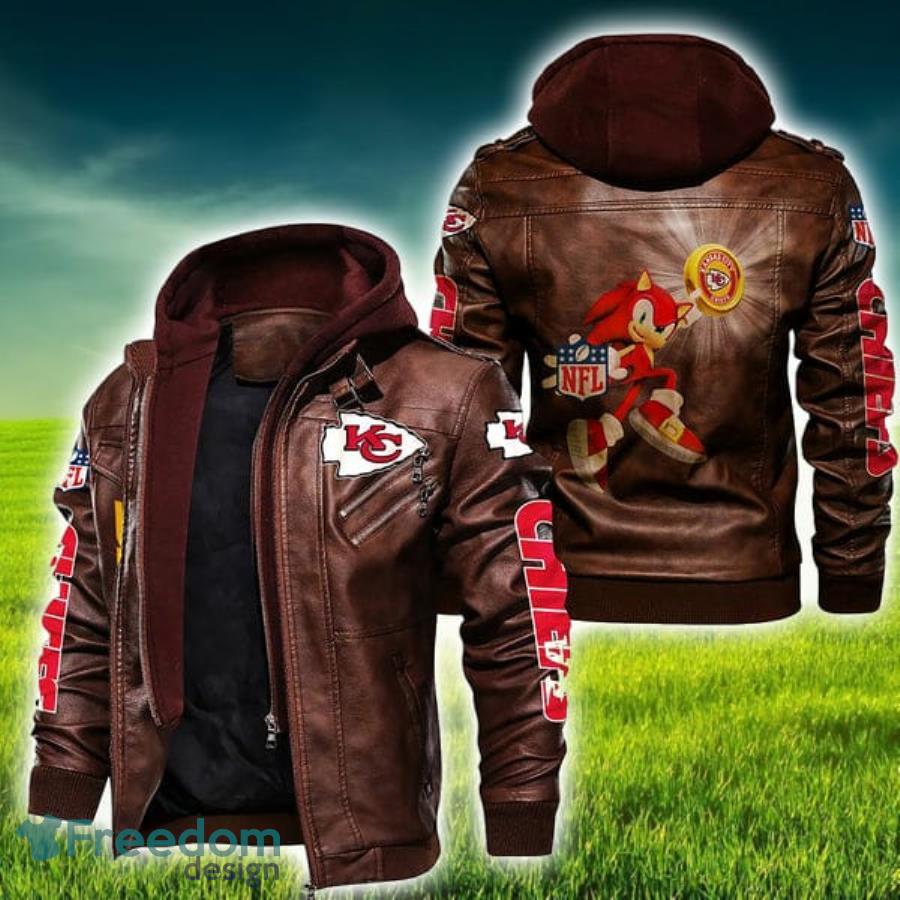 Sonic The Hedgehog Kansas City Chiefs NFL Leather Jacket