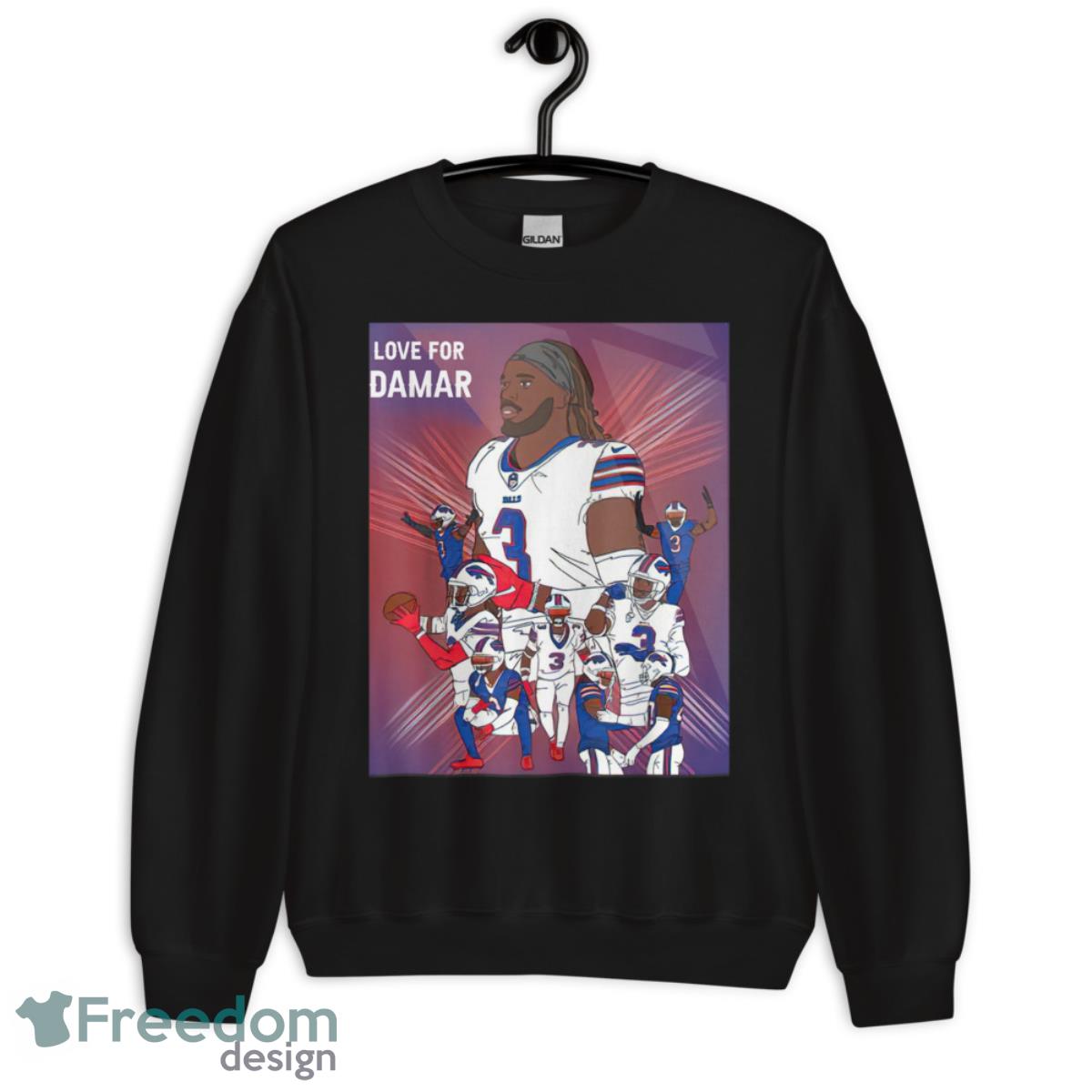 Team Love For Damar T-Shirt - Freedomdesign