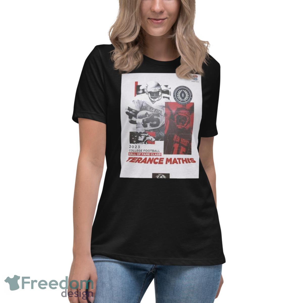 The new mexico lobos football terance mathis x 2023 college football hall of fame shirt