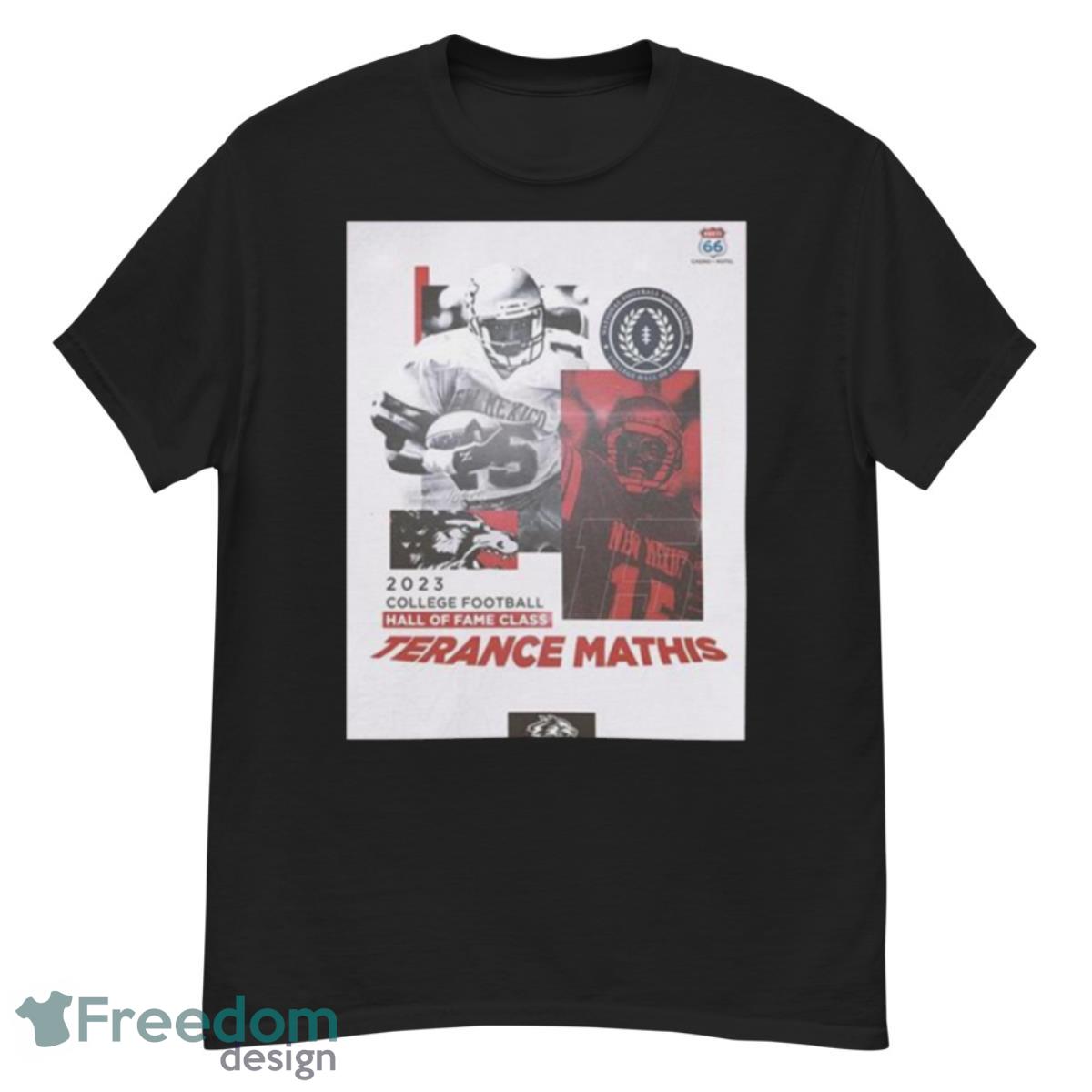 The new mexico lobos football terance mathis x 2023 college football hall of fame shirt - G500 Men’s Classic T-Shirt