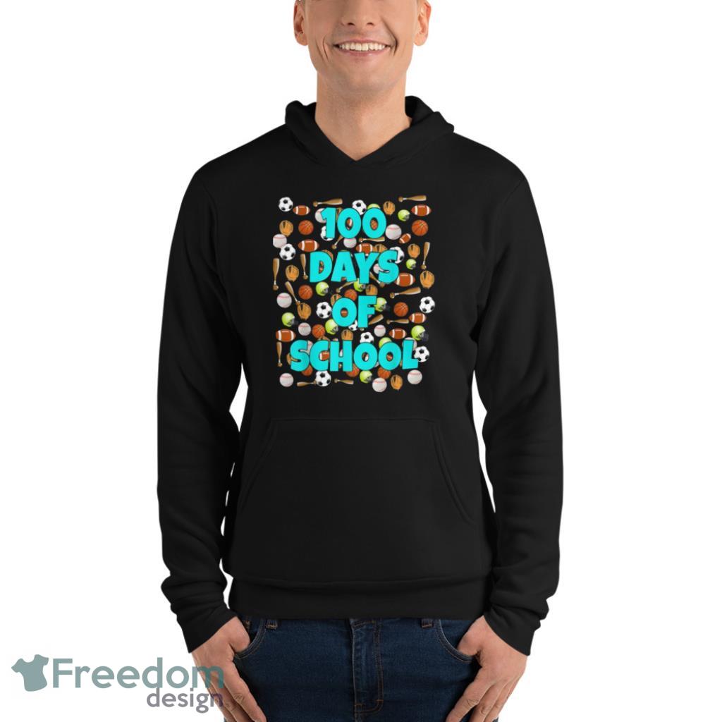 100 Days Of School Sport Icons T-Shirt Product Photo 10 100 Days Of School Sport Icons T-Shirt Product Photo 10