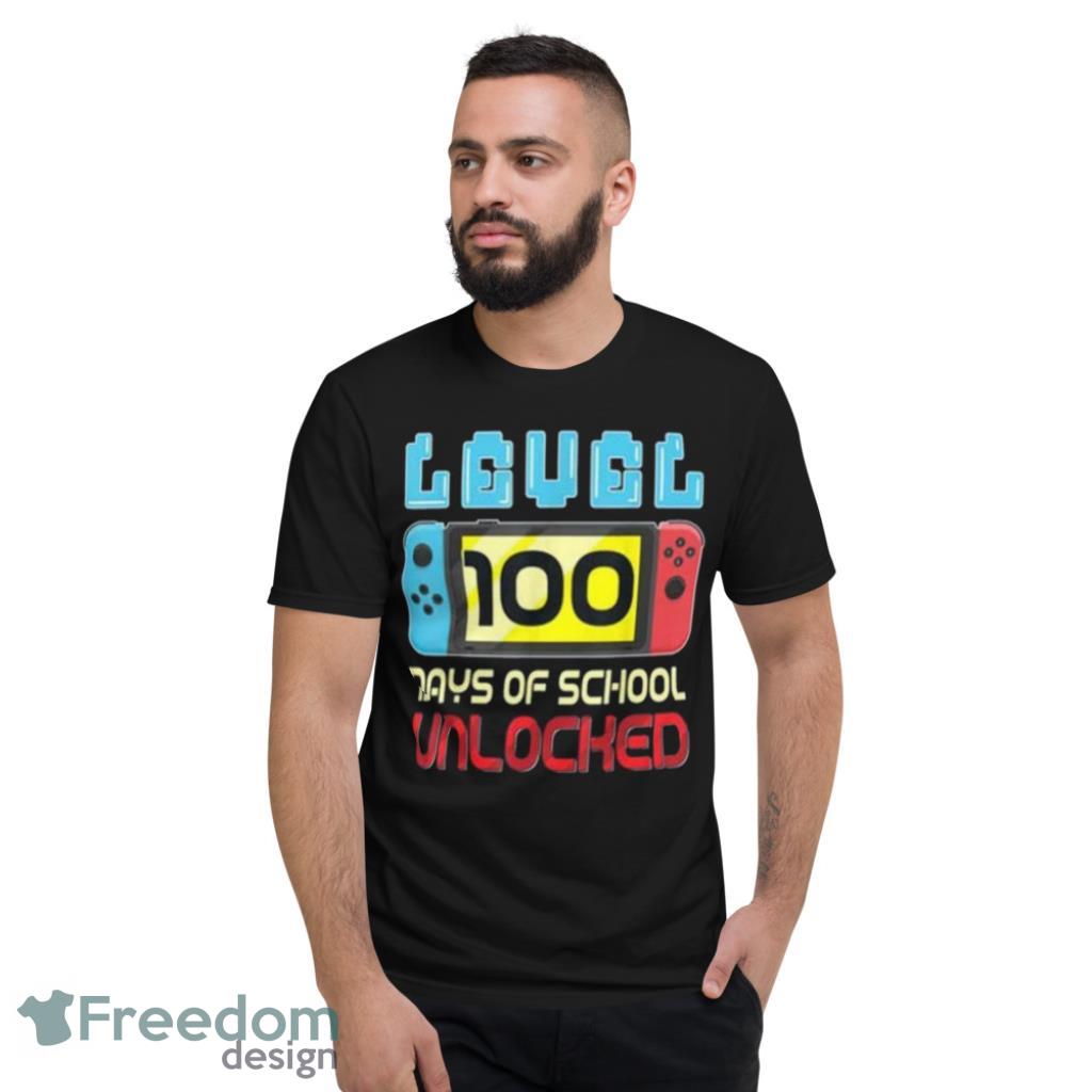 100 Days of School Unlocked Gamer Educational Video Games T-Shirt Product Photo 8 100 Days of School Unlocked Gamer Educational Video Games T-Shirt Product Photo 8