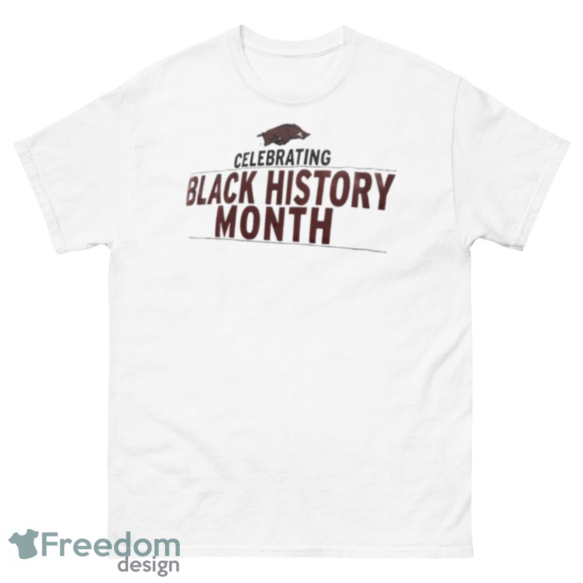 Arkansas Razorbacks Celebrating Black History Month Shirt - 500 Men’s Classic Tee Gildan