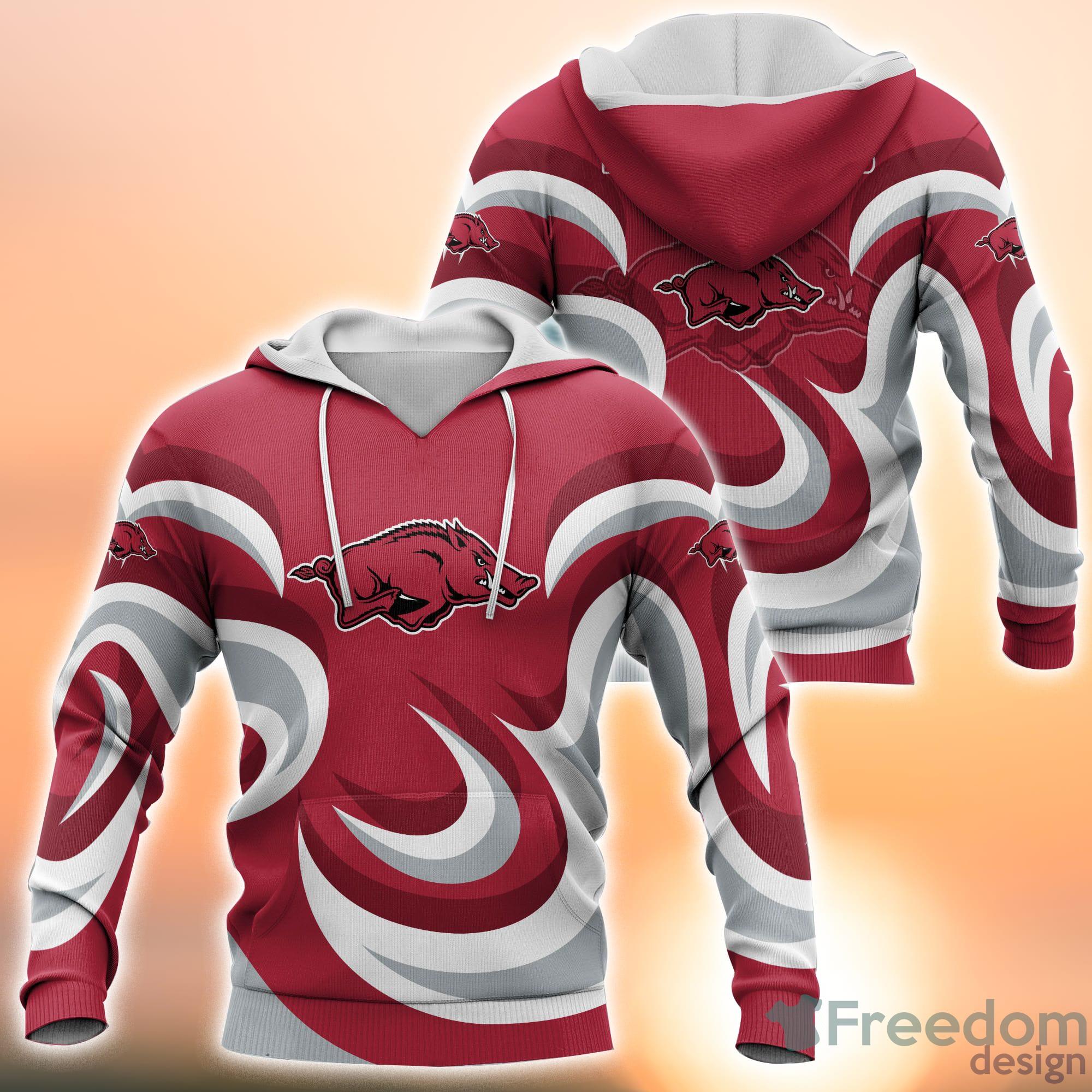 Arkansas Razorbacks NCAA 3D All Over Printed Shirt For Sport Fans Product Photo 1