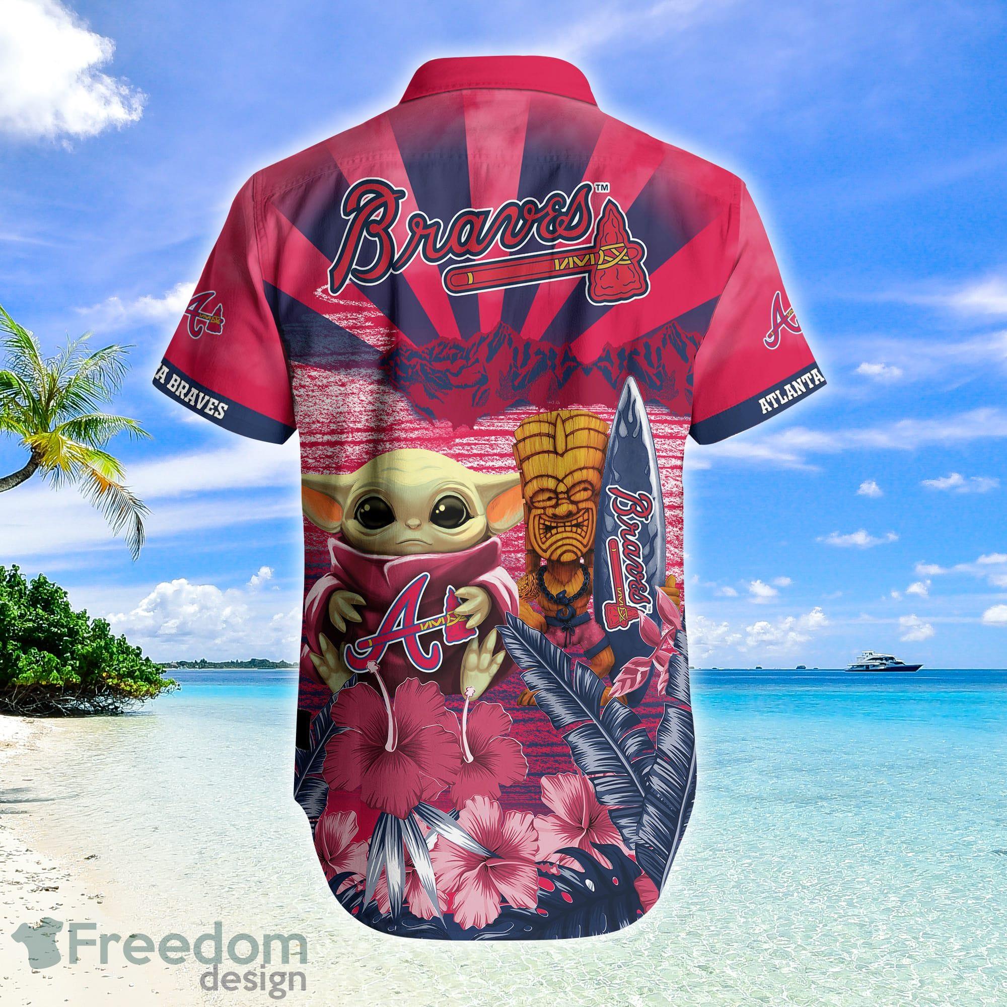 Atlanta Braves tropical hawaiian shirt • Kybershop