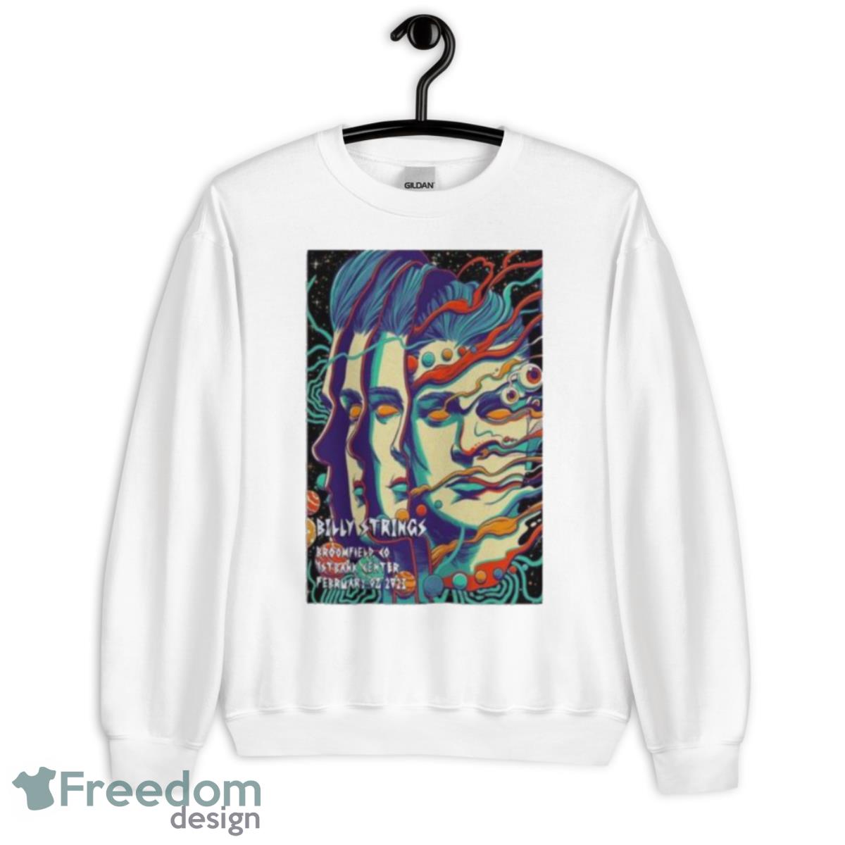 Billy Strings February 04 2023 Broomfield Co Poster Shirt - Unisex Heavy Blend Crewneck Sweatshirt