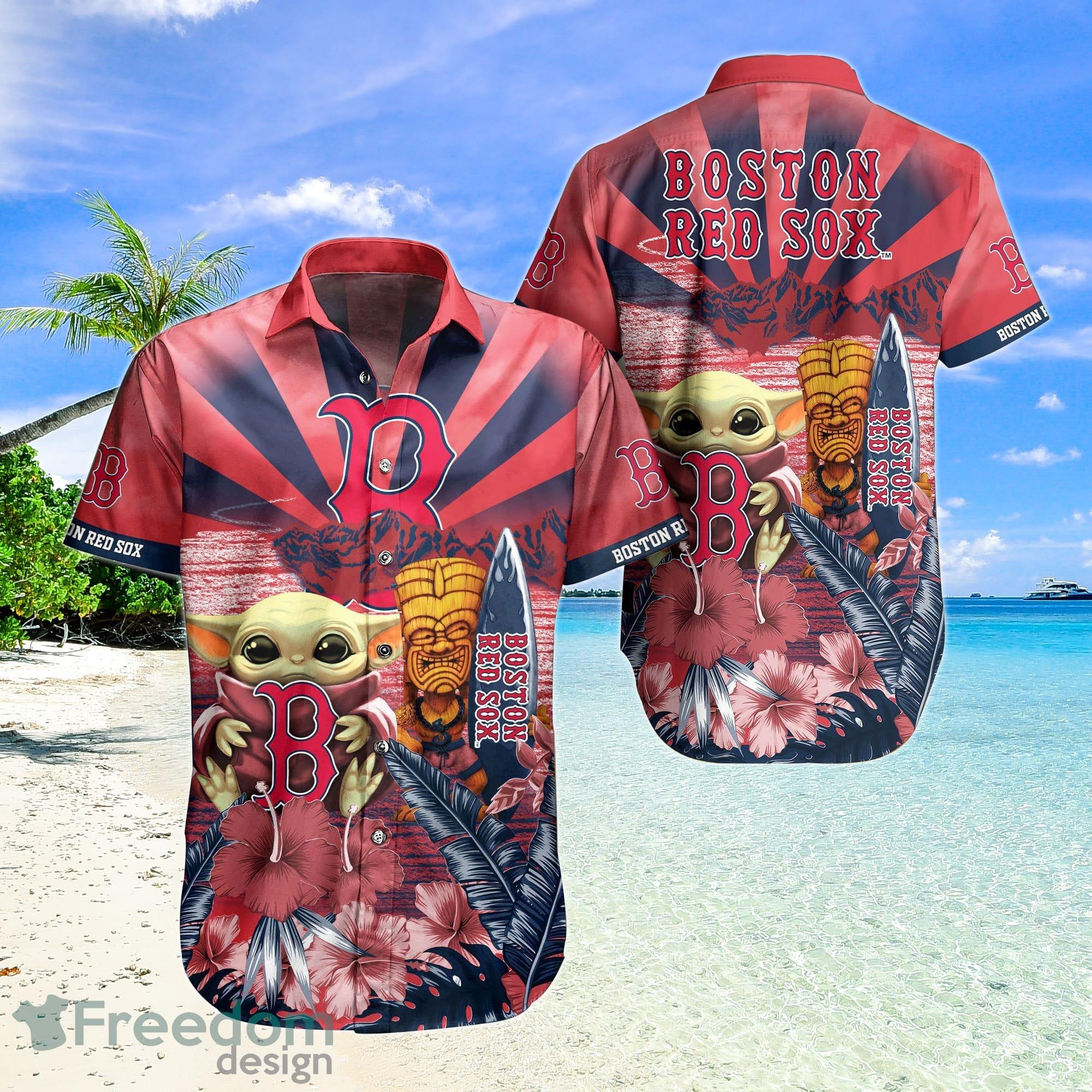 boston red sox hawaiian shirt