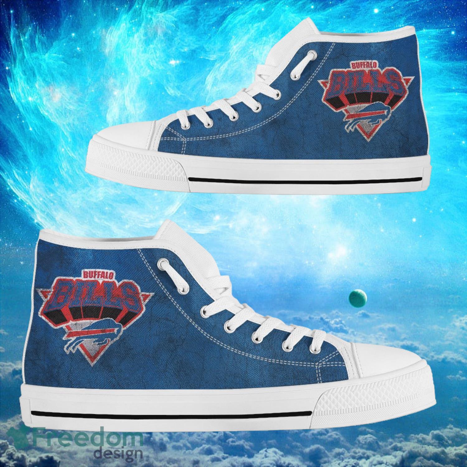 Buffalo Bills Custom Simple Logo High Top Shoes Product Photo 2