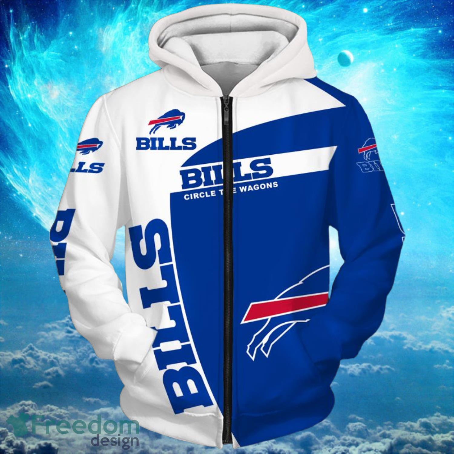 Buffalo Bills Light Type Hoodies Print Full Product Photo 1