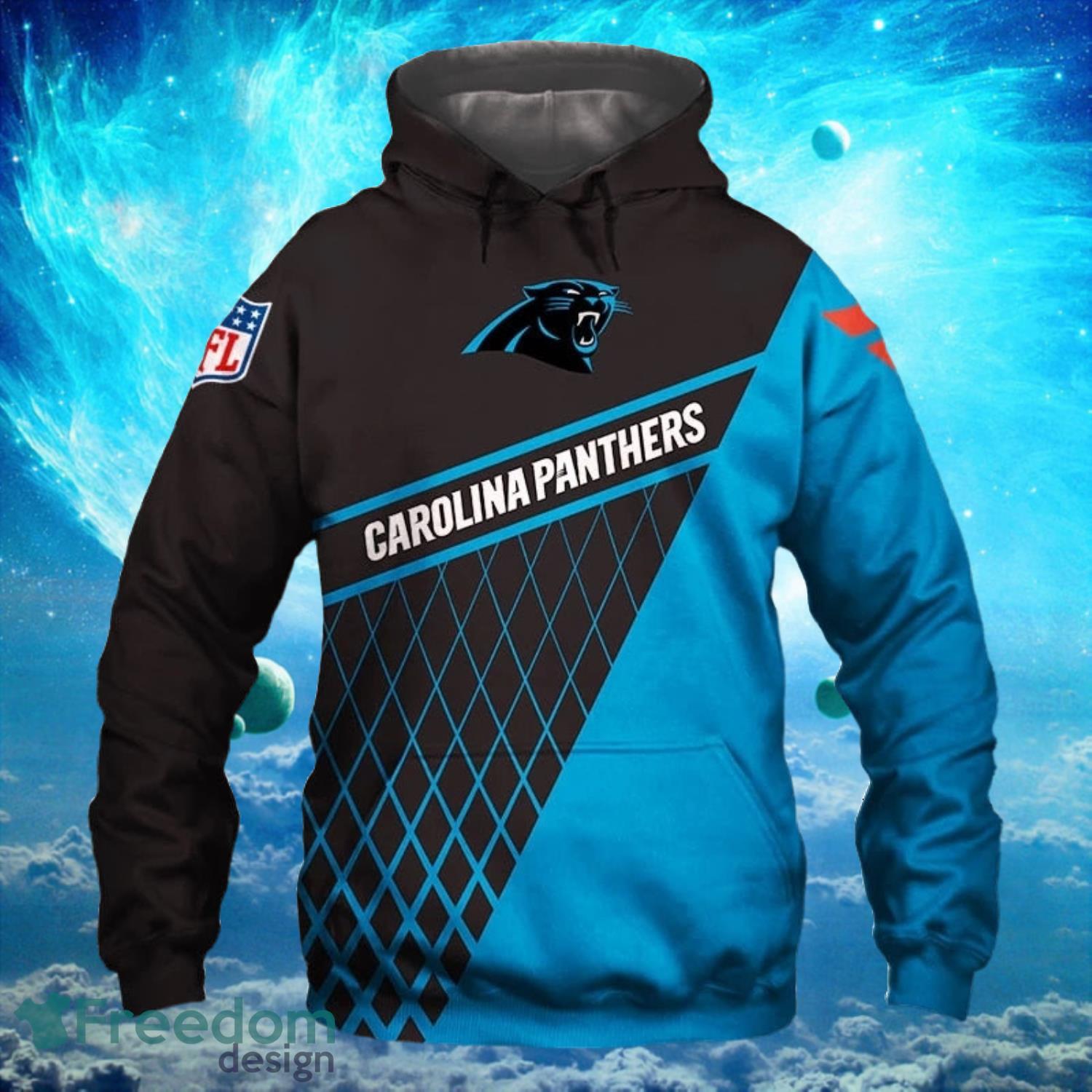 Carolina Panthers NFL Dark Type Hoodies Print Full Product Photo 2