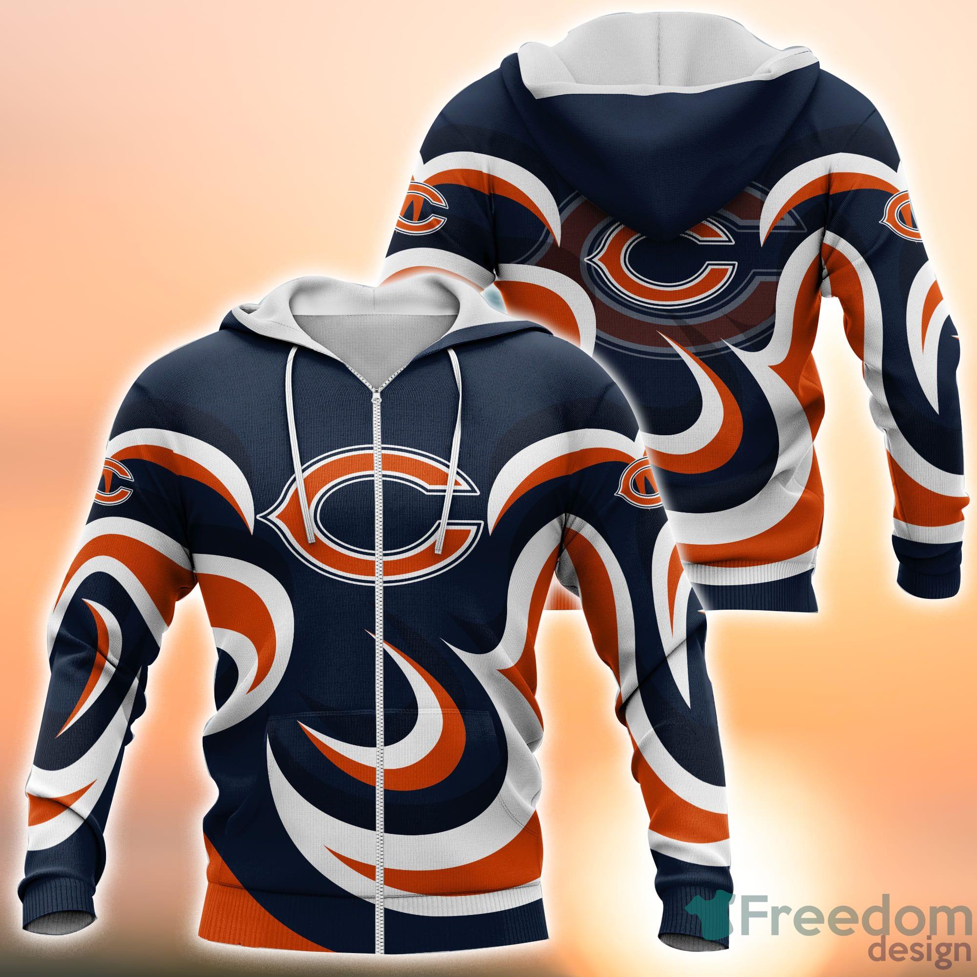 NFL Chicago Bears All Over Print 3D T Shirt Autism Awareness Design Show  Your Team Pride