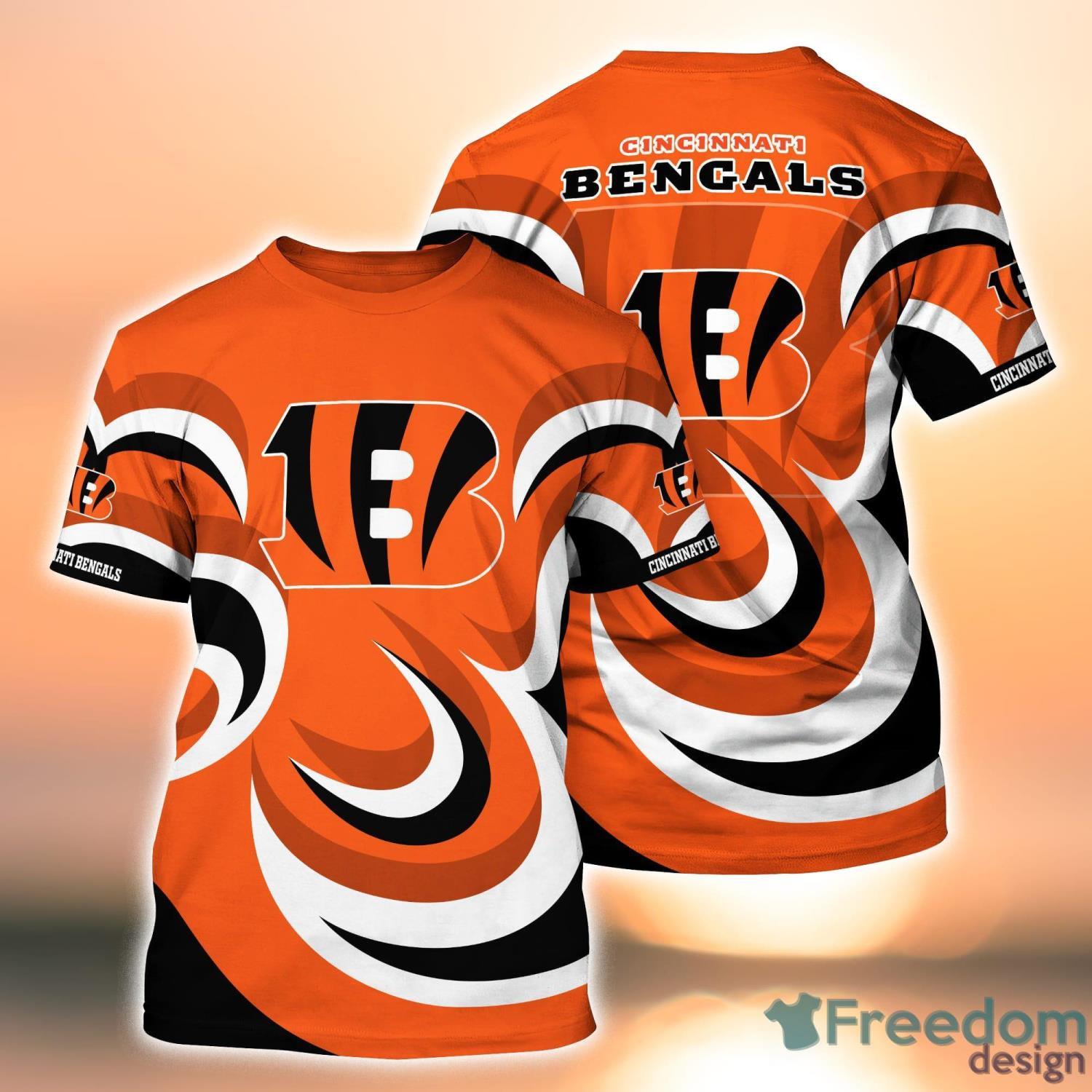 NFL Cincinnati Bengals Funny 3D NFL Hawaiian Shirt For Fans 06