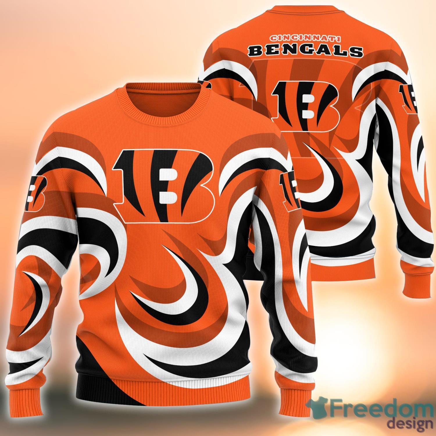 NFL T shirt 3D Custom Cincinnati Bengals T shirts Cheap For Fans