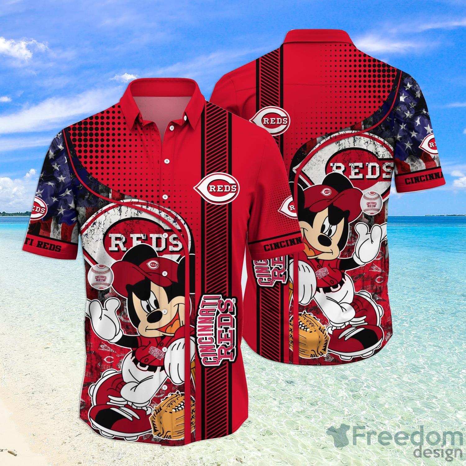 Cincinnati Reds MLB Mickey Lover Hawaiian Shirt For Fans - Freedomdesign