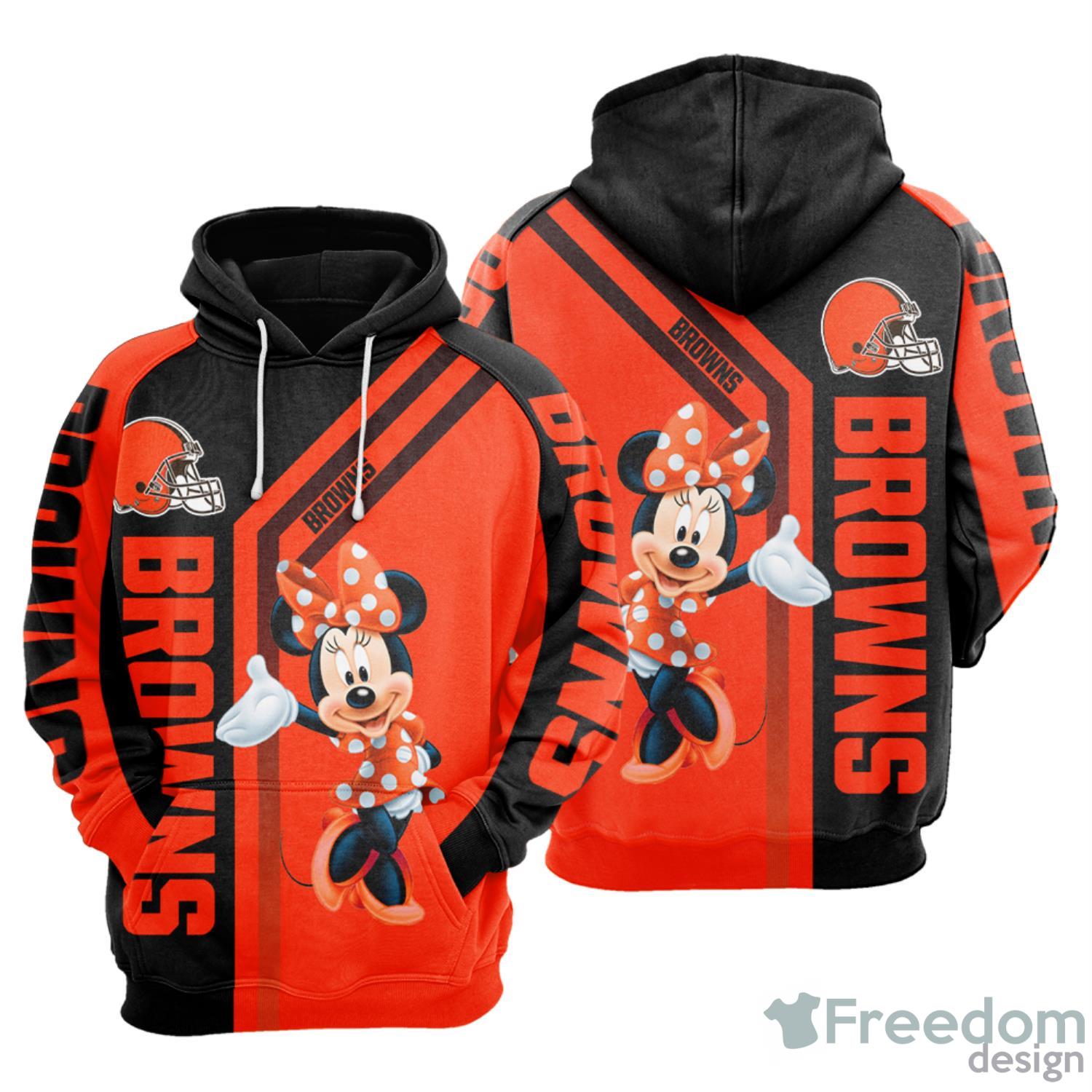 Cleveland Browns Snoopy New Full Over Print Hoodie