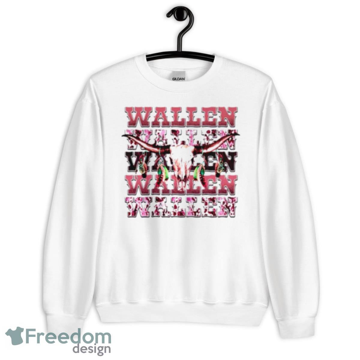 Cowboy Girl Wallen Western Valentine Shirt - Unisex Heavy Blend Crewneck Sweatshirt