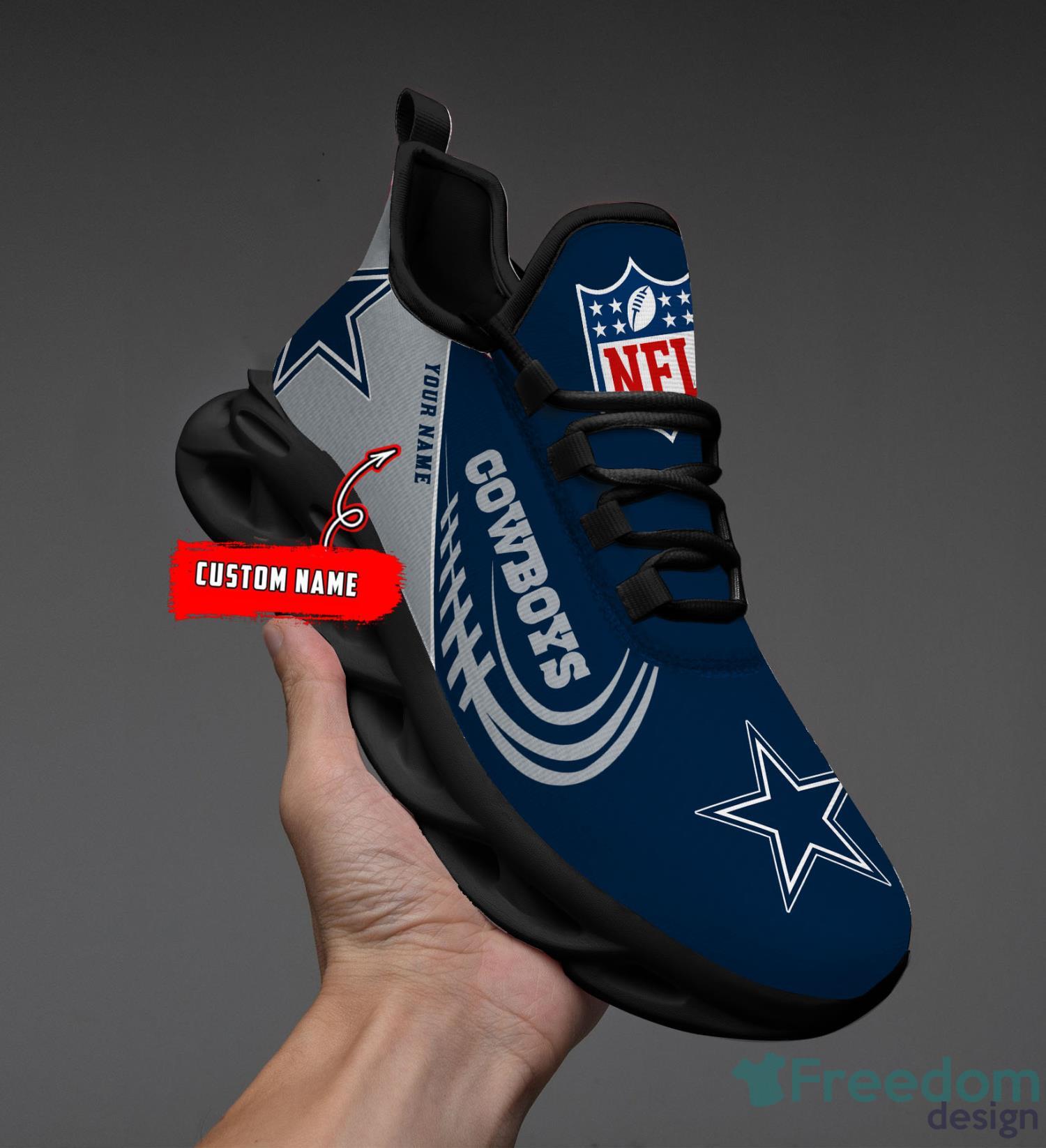 Dallas Cowboys Custom Sneakers Max Soul Shoes For Men And Women -  Freedomdesign