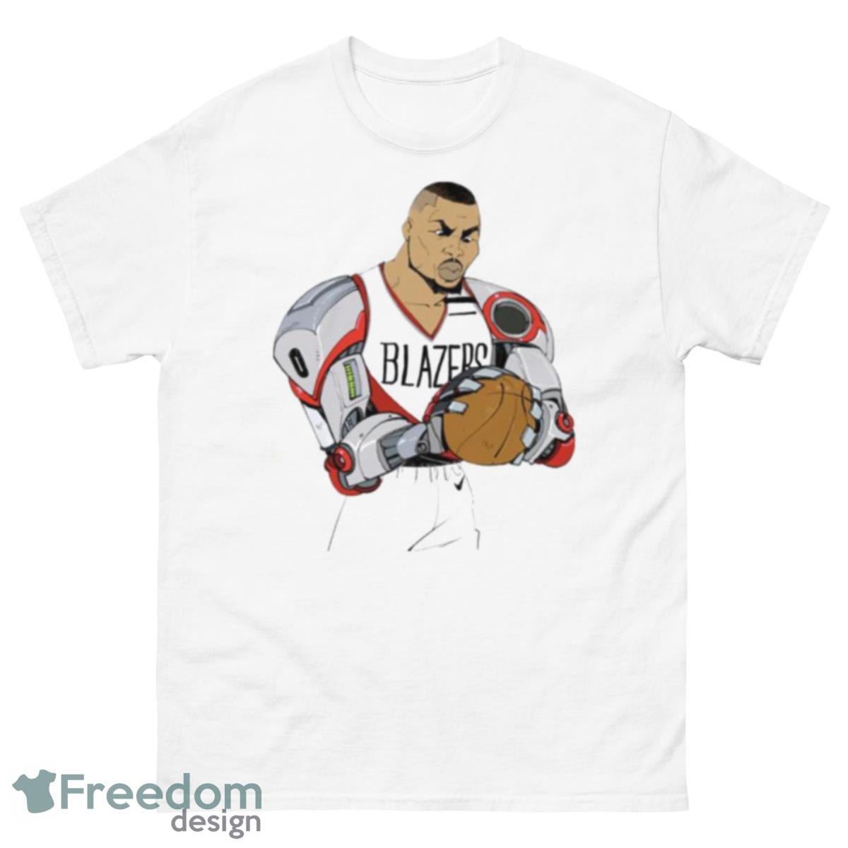 Damian Lillard Dame Time RoboShirt - 500 Men’s Classic Tee Gildan