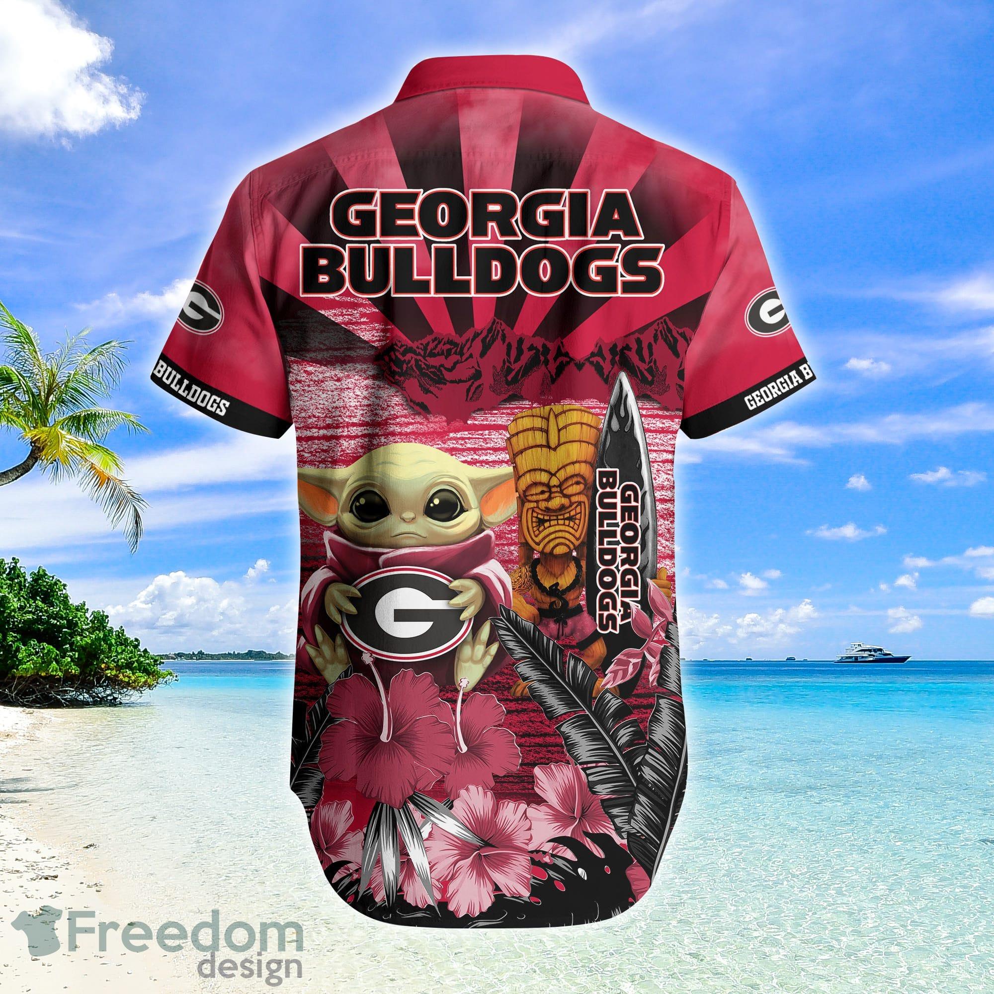 Georgia Bulldogs Ncaa Mens Floral Special Design Hawaiian Shirt