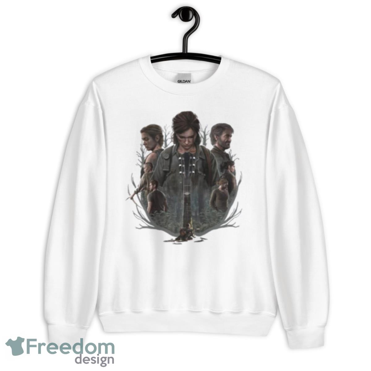 Guitar Design The Last Of Us Tlou Tv Series Shirt - Unisex Heavy Blend Crewneck Sweatshirt