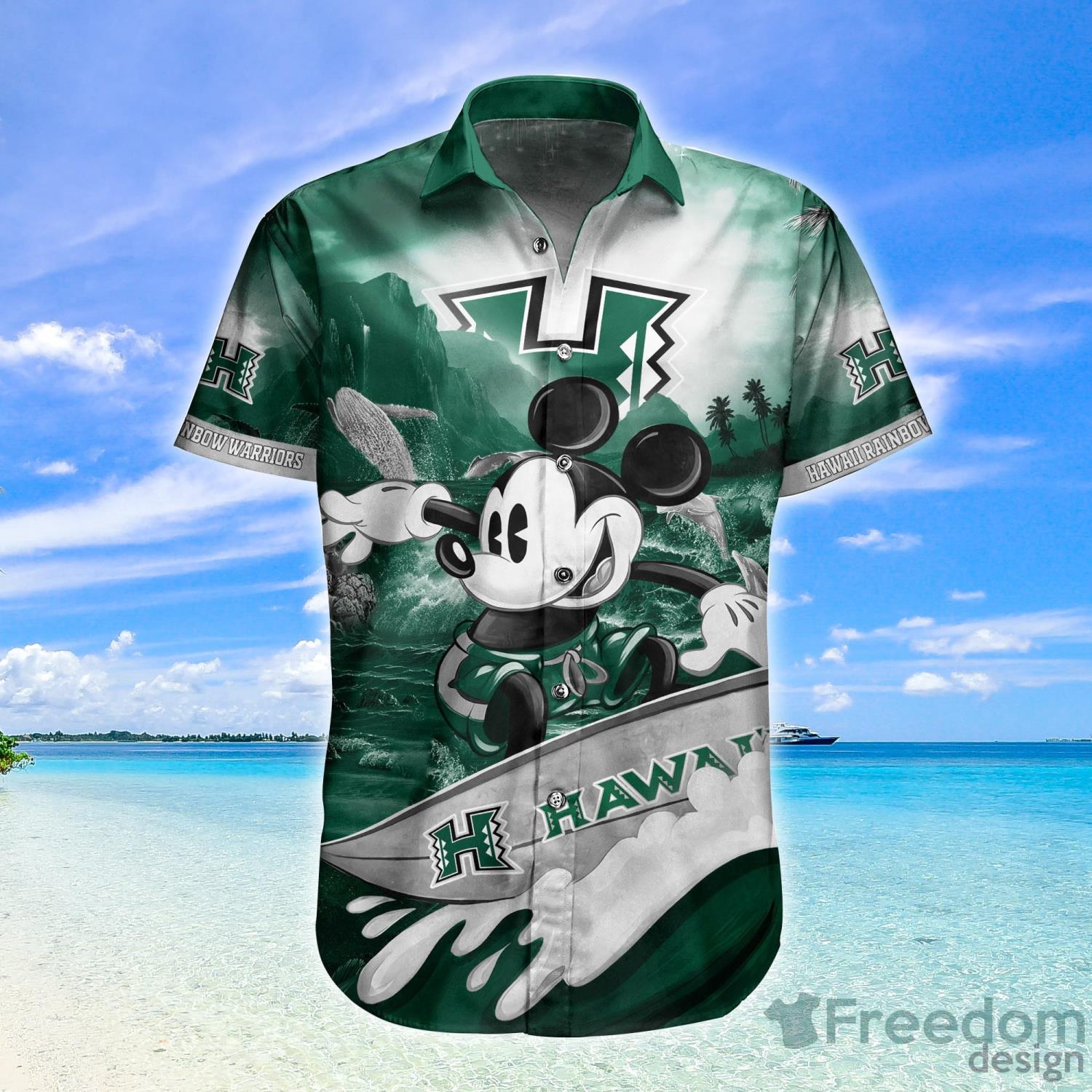 Green Bay Packers Nfl Fans And Mickey Lover Hawaiian Shirt 2023 Summer Gift  - Freedomdesign