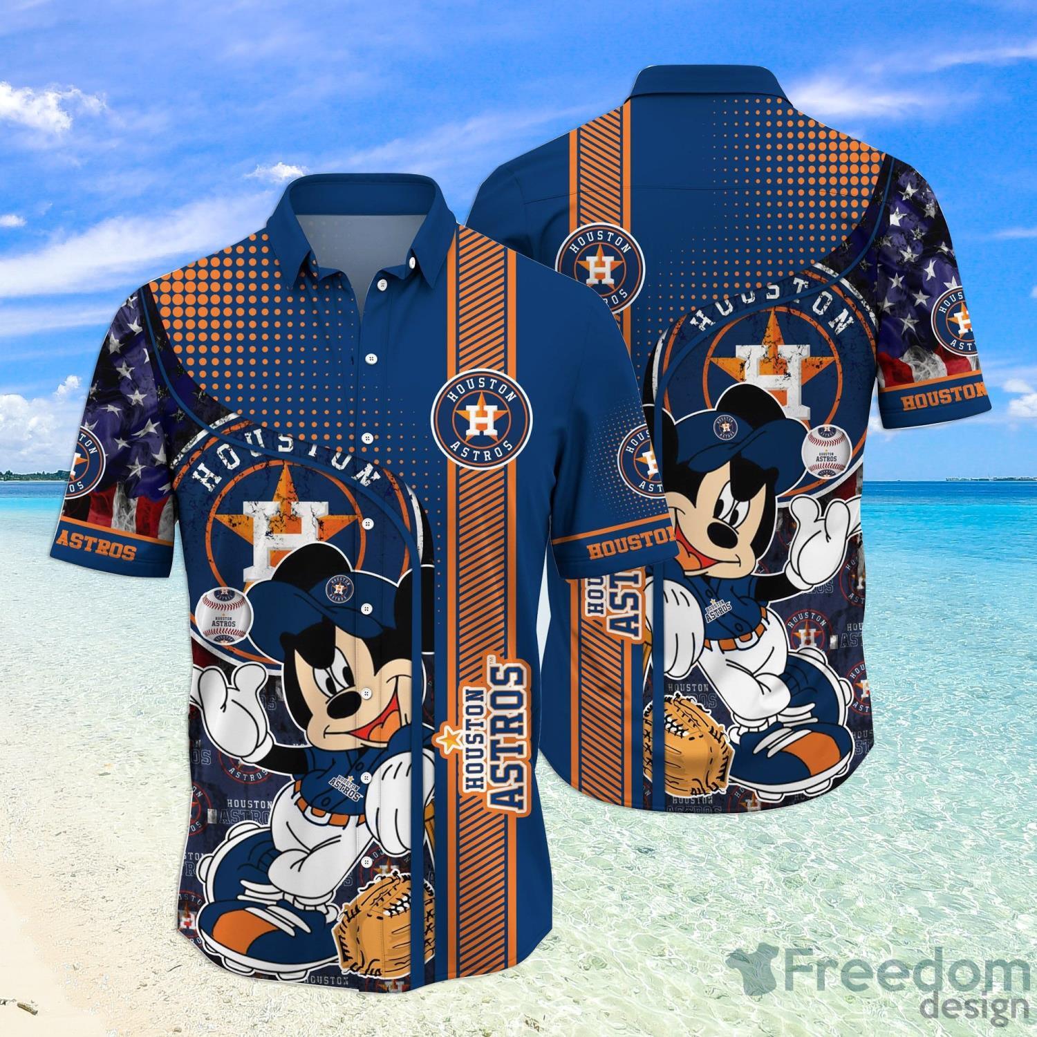Houston Astros MLB Mickey Lover Hawaiian Shirt For Fans - Freedomdesign