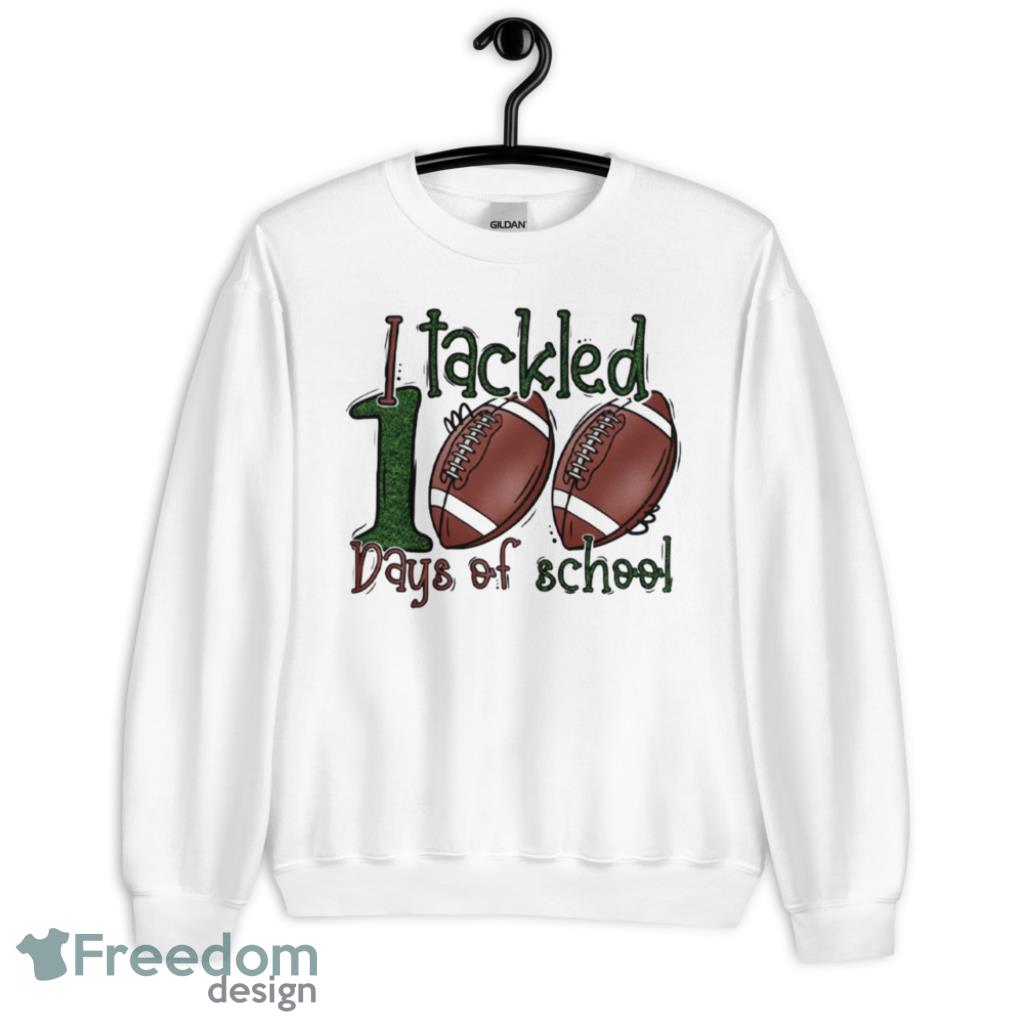 I Tackled 100 Days Of School T-Shirt Product Photo 1