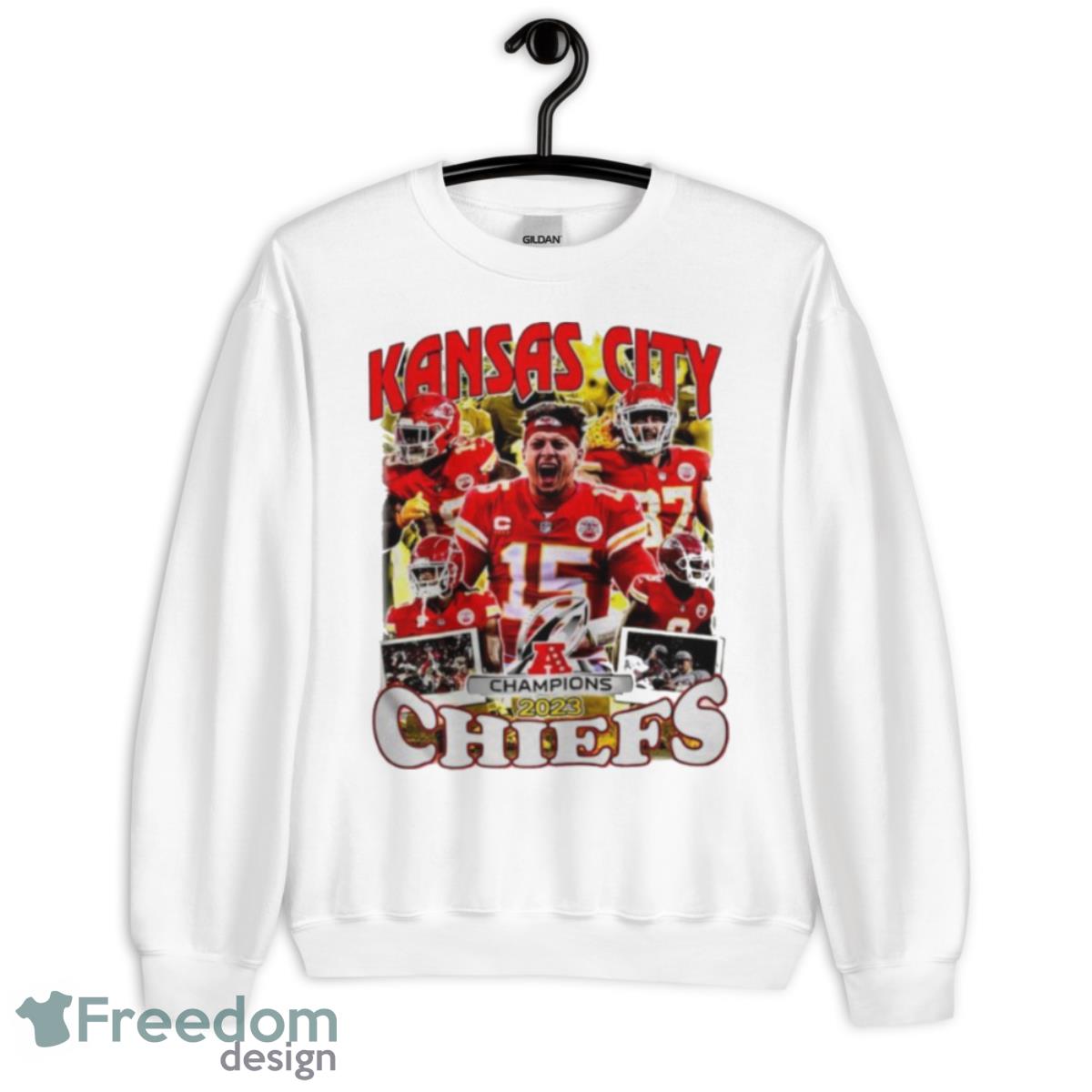 Kansas City Chiefs AFC Champions 2023 Shirt - Unisex Heavy Blend Crewneck Sweatshirt