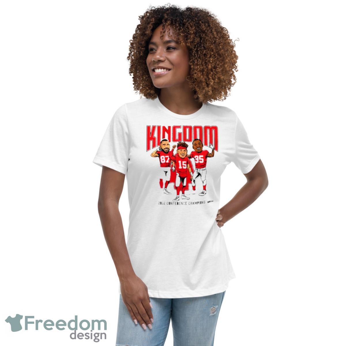 Kansas City Chiefs Kingdom 2022 Conference Champions Shirt - Freedomdesign