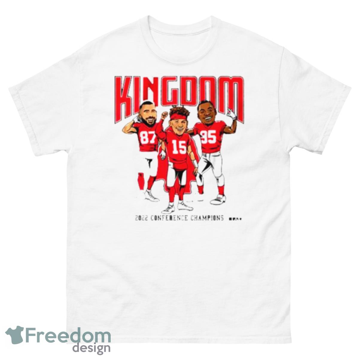 Kansas City Chiefs Kingdom 2022 Conference Champions Shirt - Freedomdesign