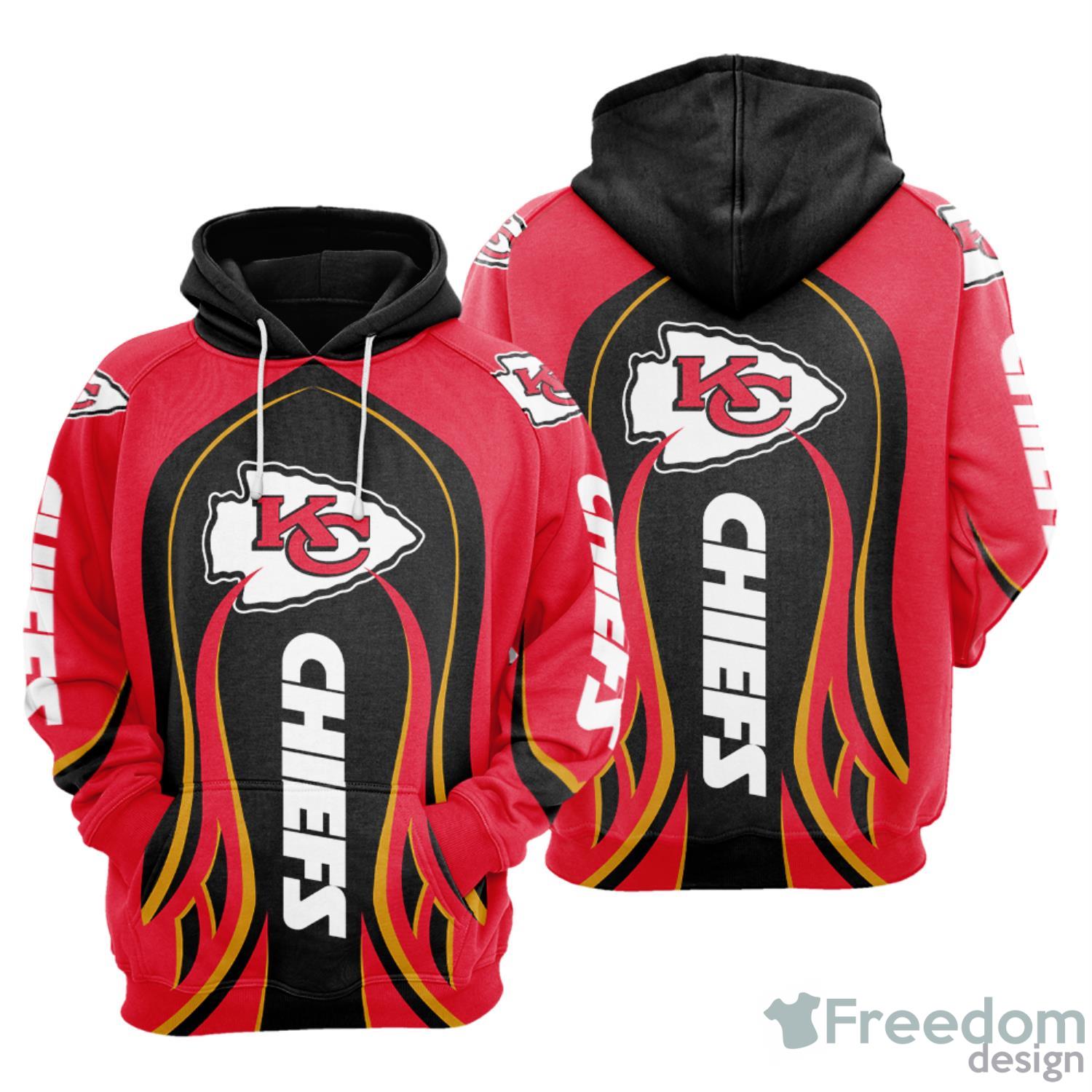 Kansas City Chiefs Red Hoodies Full Over Print - Freedomdesign