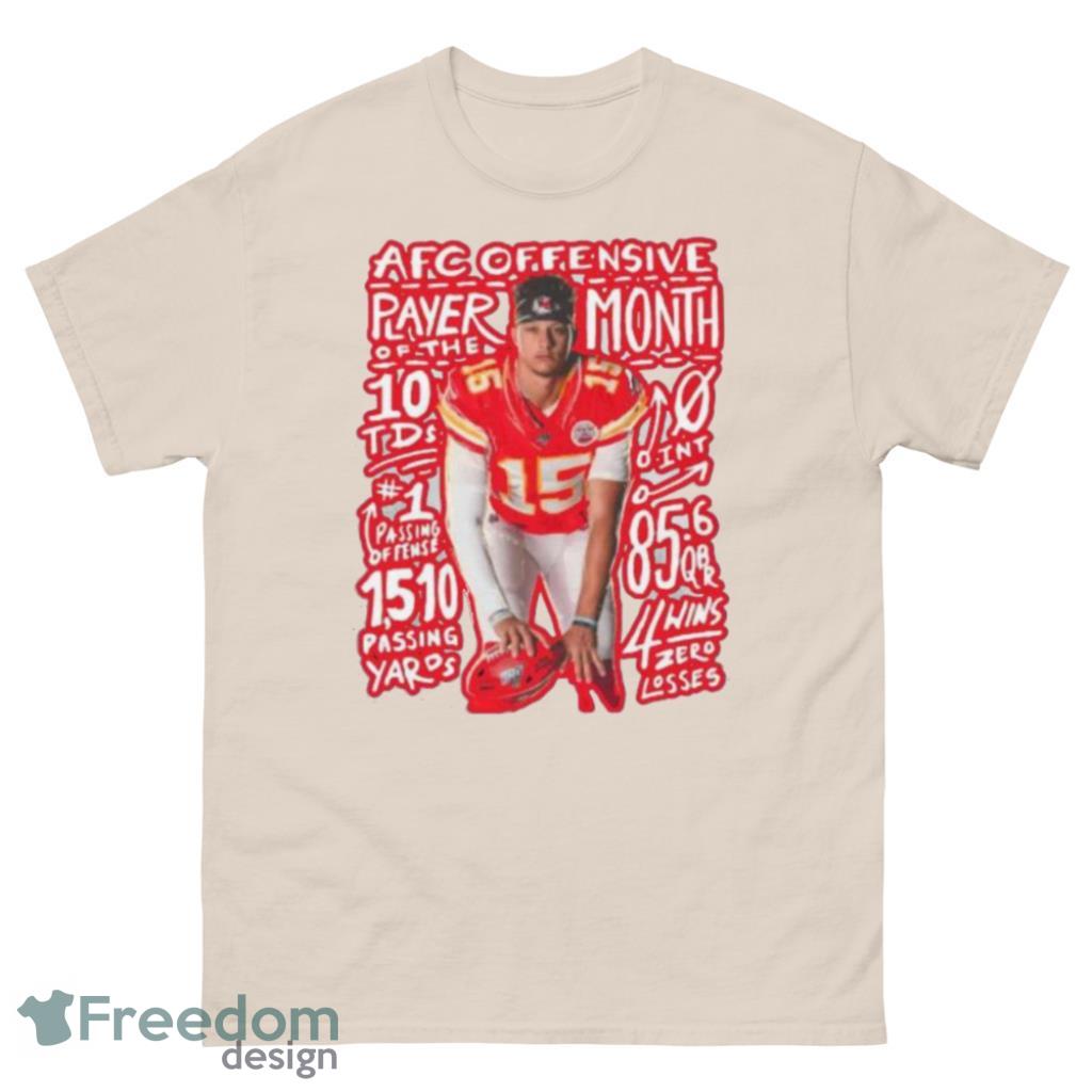 Kansas City Chiefs Patrick Mahomes Football AFC Offensive Paver Shirt Product Photo 2 Kansas City Chiefs Patrick Mahomes Football AFC Offensive Paver Shirt Product Photo 2